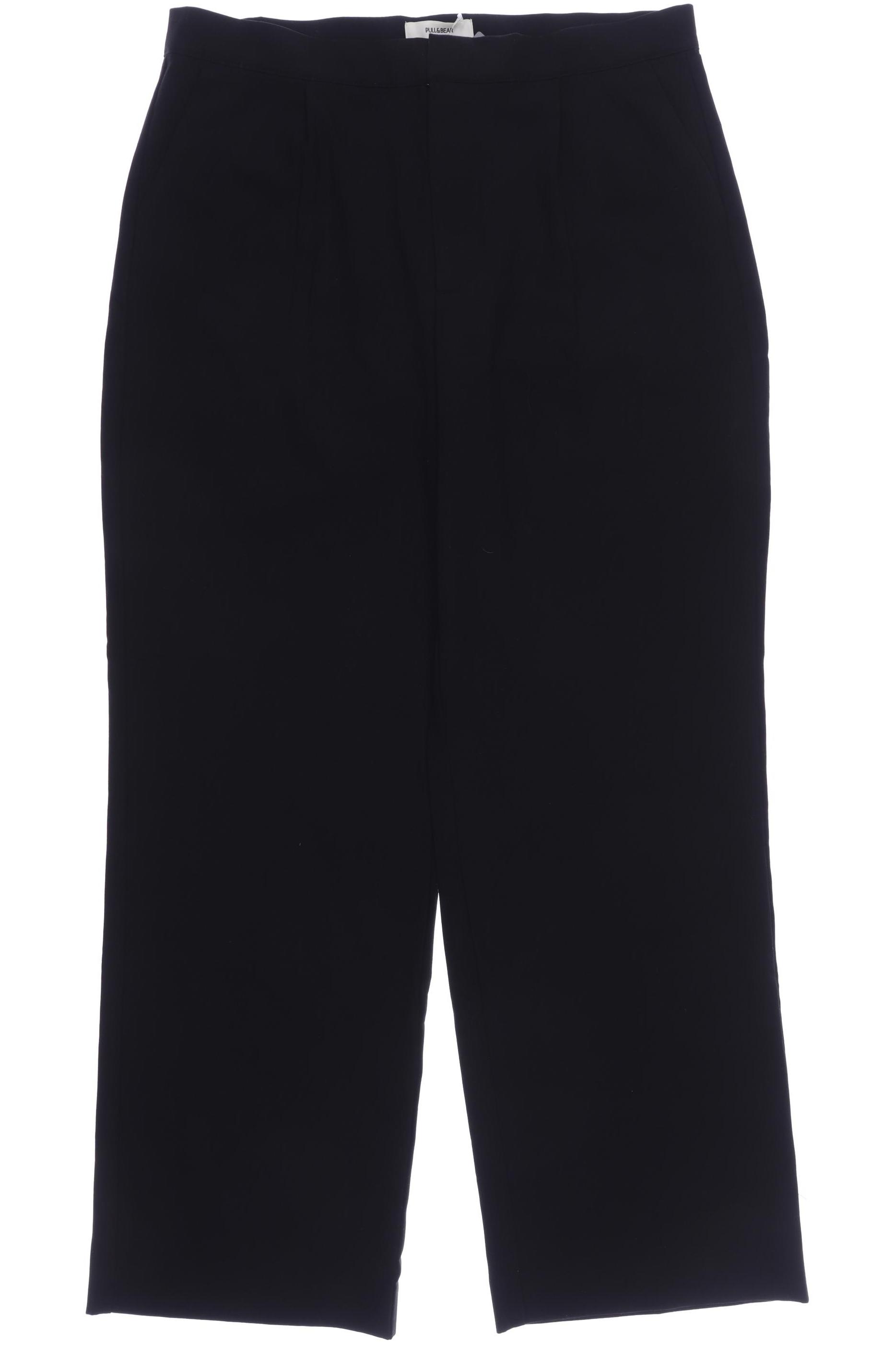

Pull & Bear Damen Stoffhose, schwarz, Gr. 44