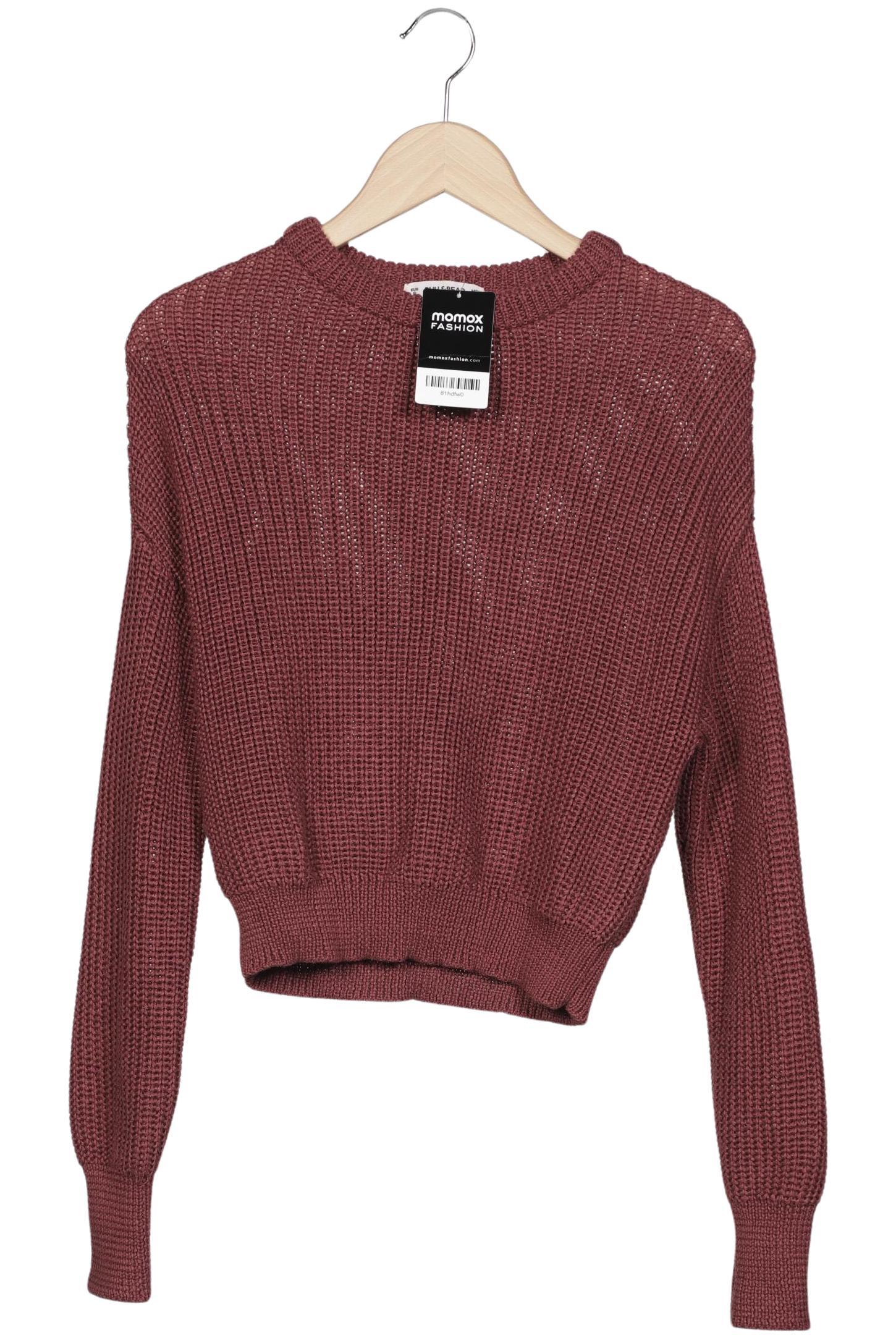 

Pull & Bear Damen Pullover, bordeaux, Gr. 36