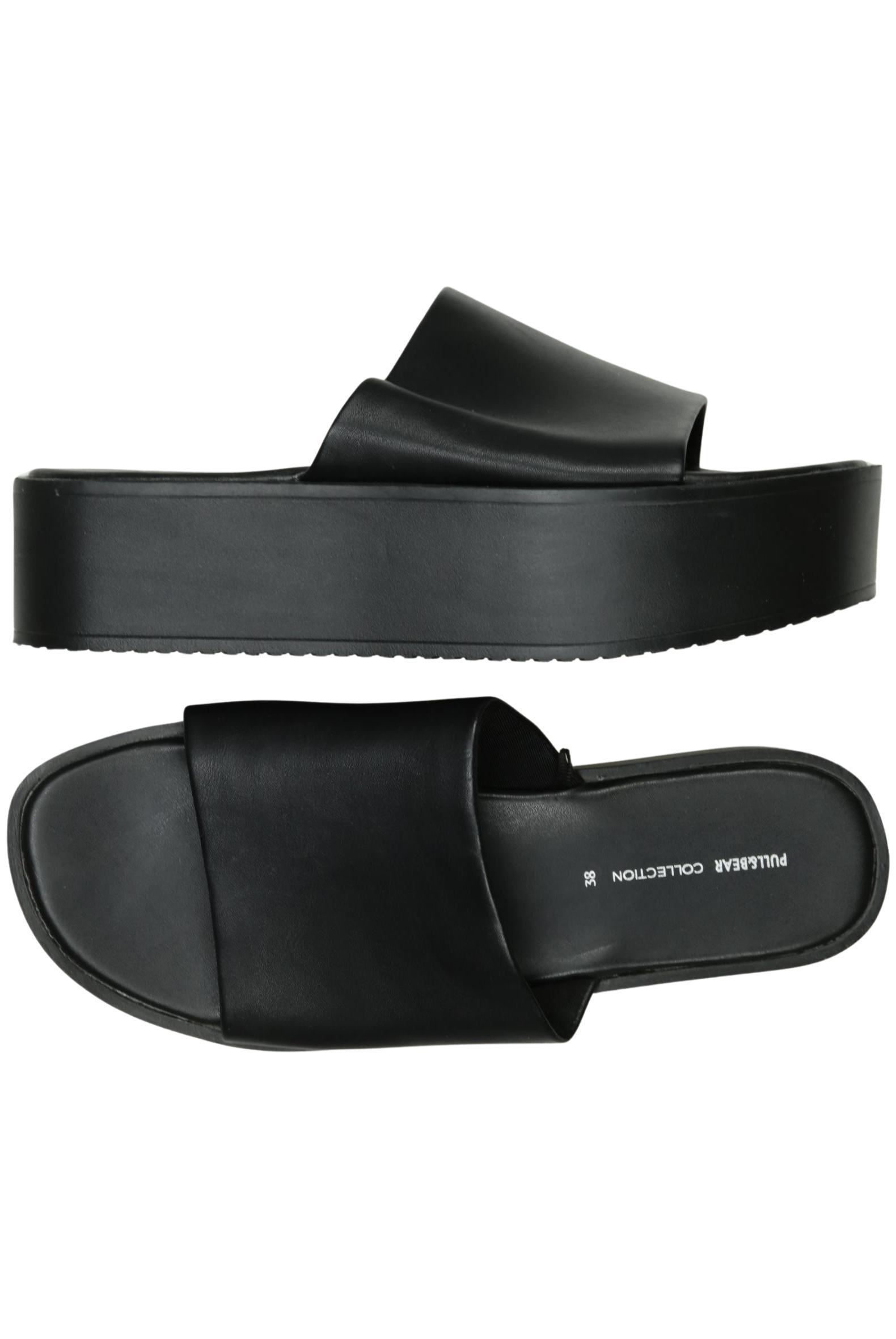 

Pull & Bear Damen Sandale, schwarz, Gr. 38
