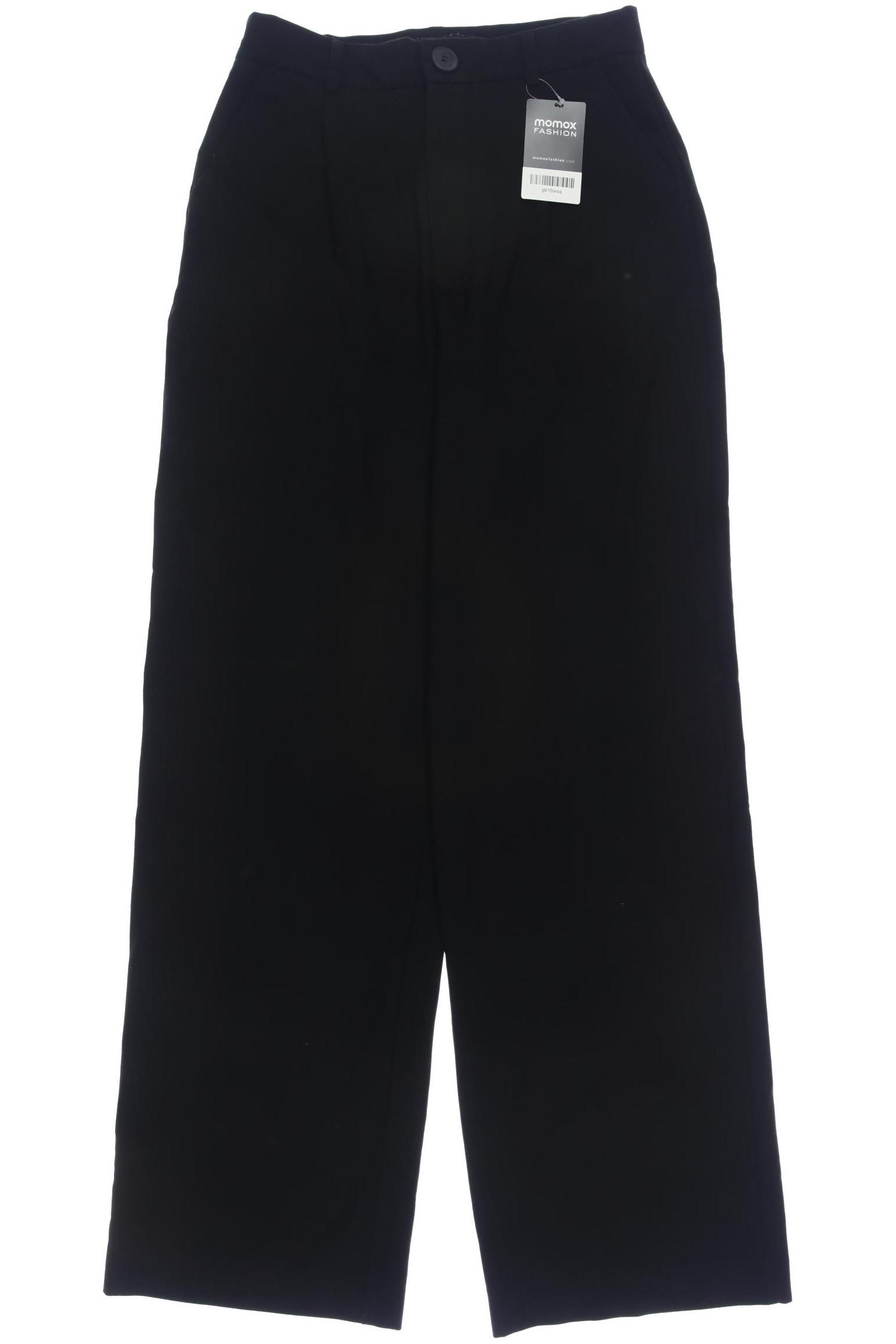

Pull & Bear Damen Stoffhose, schwarz, Gr. 0