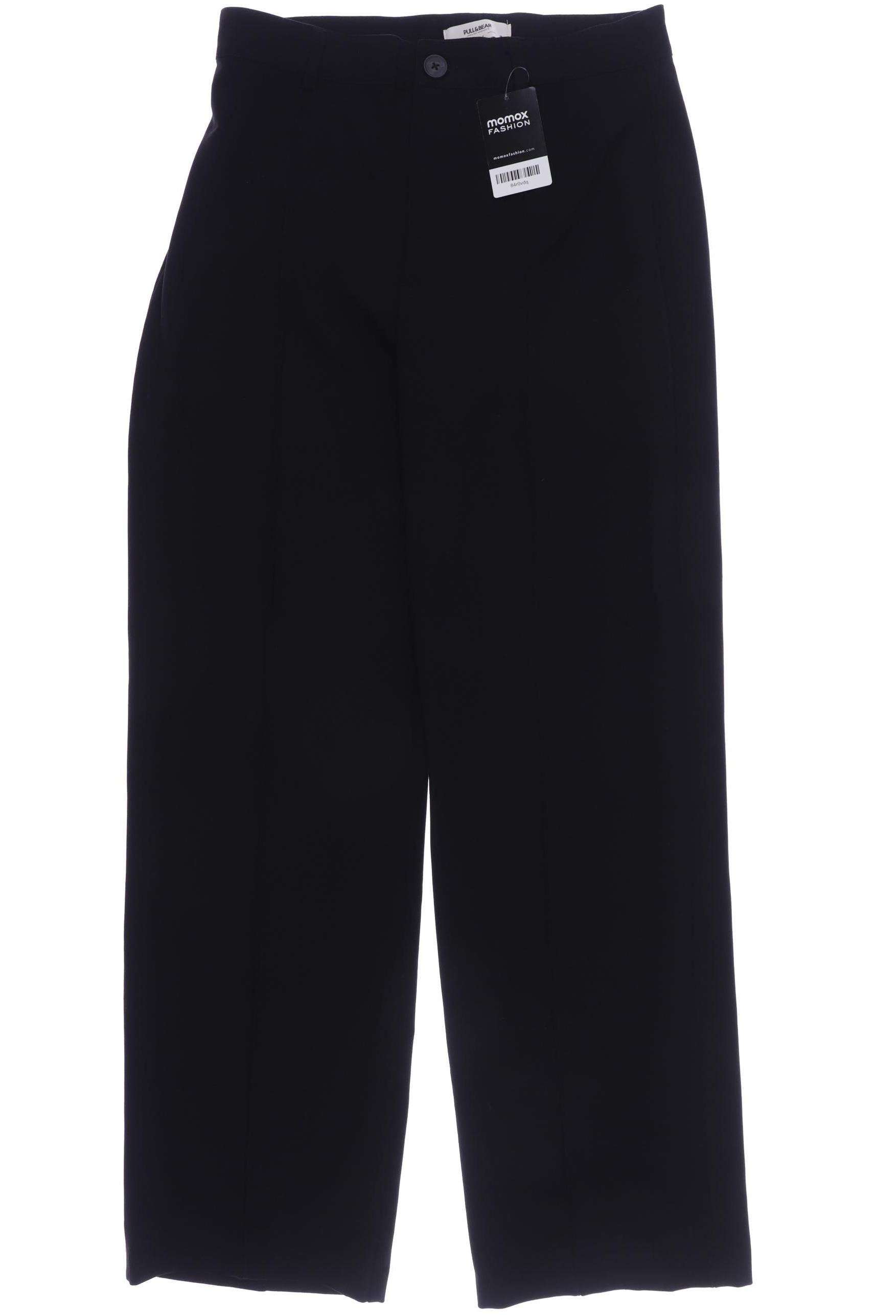 

Pull & Bear Damen Stoffhose, schwarz