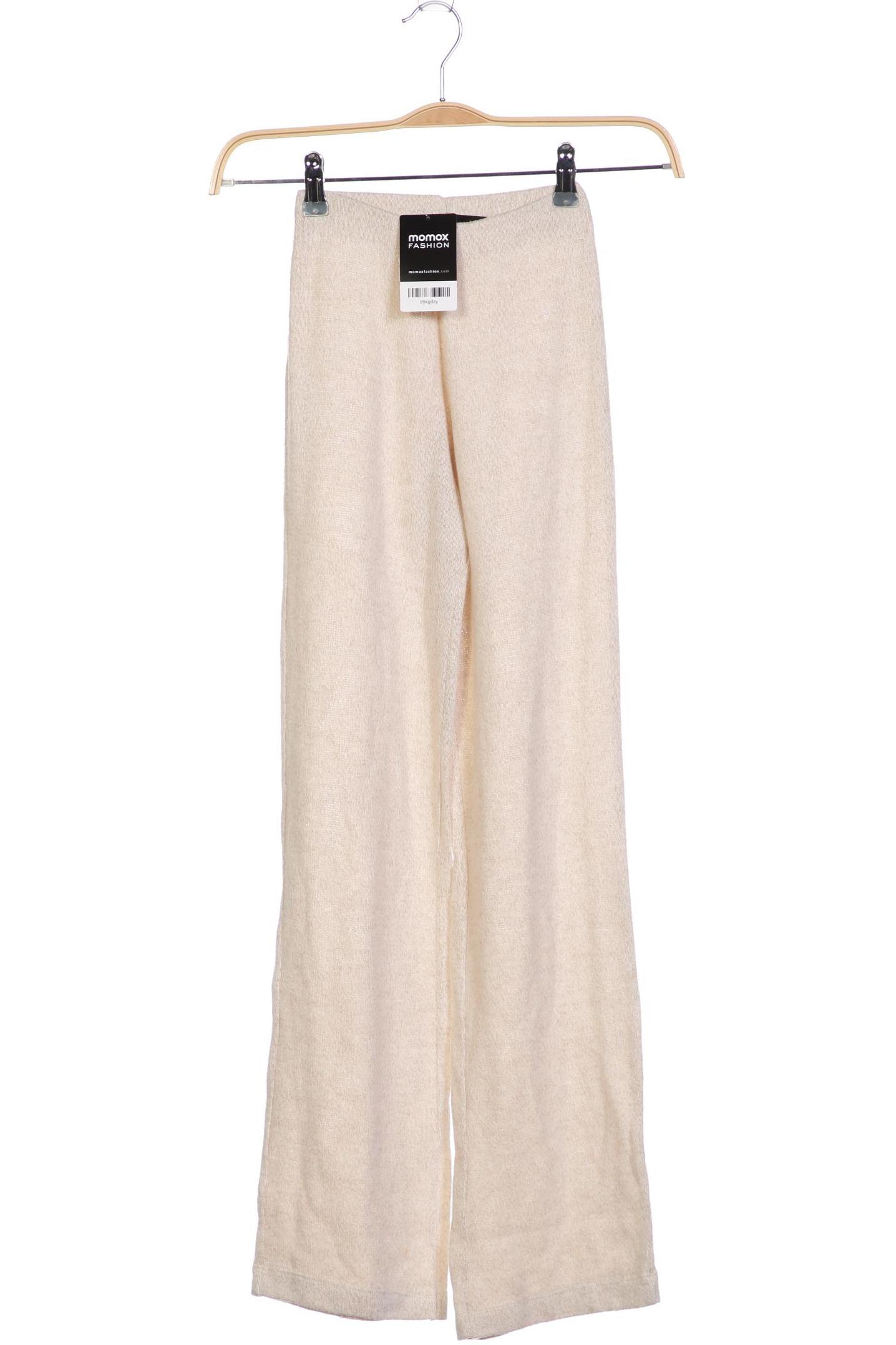 

Pull & Bear Damen Stoffhose, cremeweiß