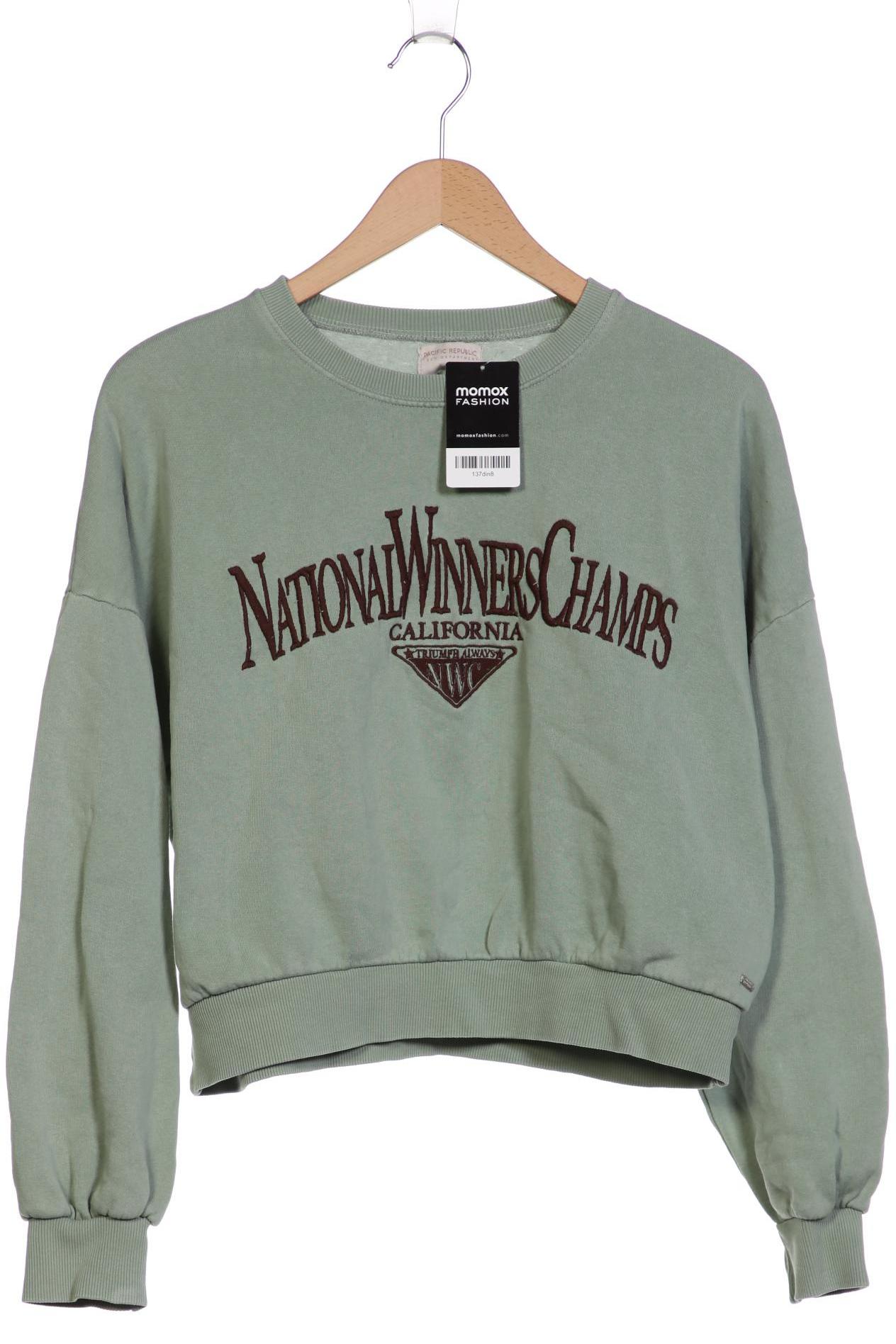 

Pull & Bear Damen Sweatshirt, hellgrün, Gr. 38