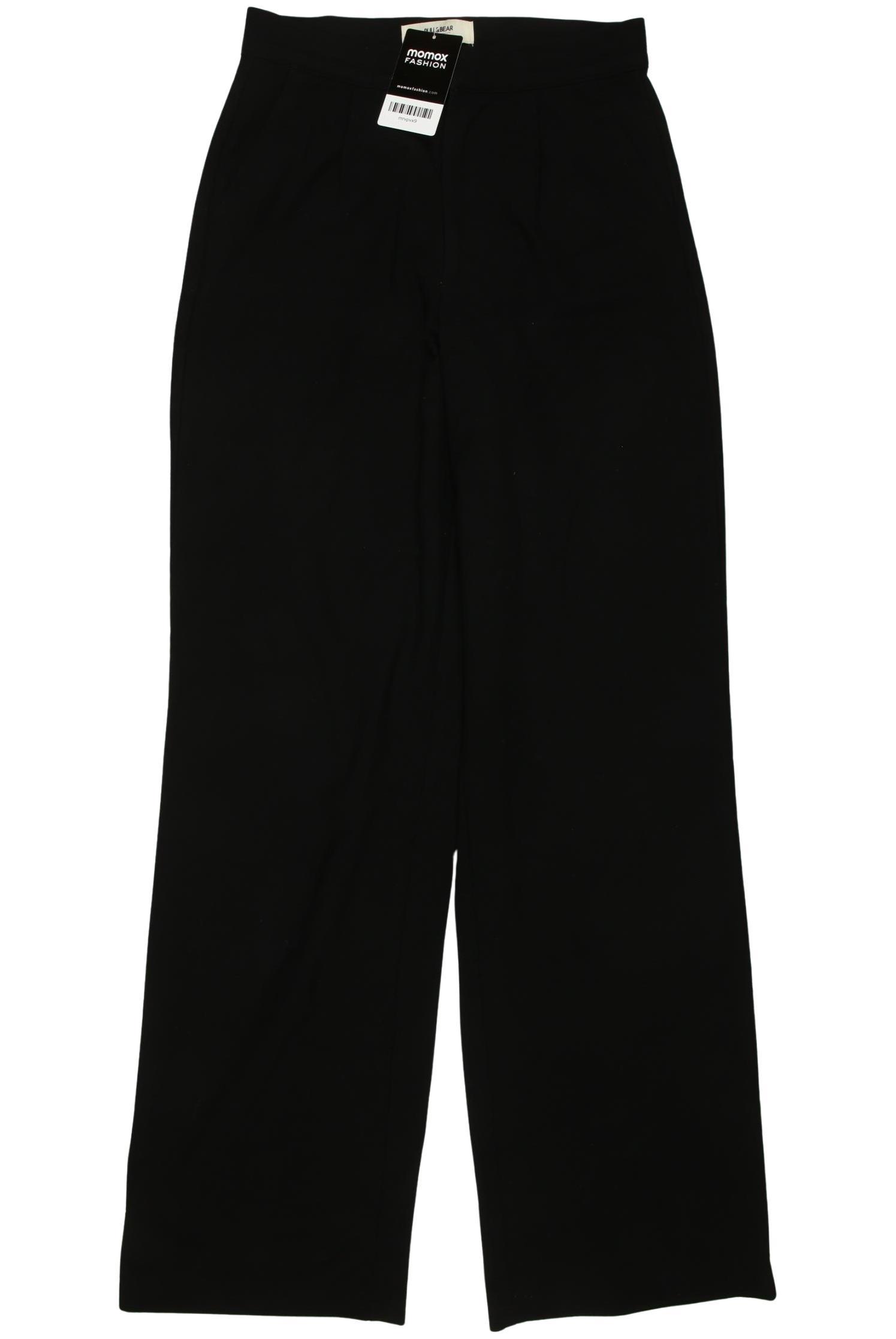 

Pull & Bear Damen Stoffhose, schwarz, Gr. 0