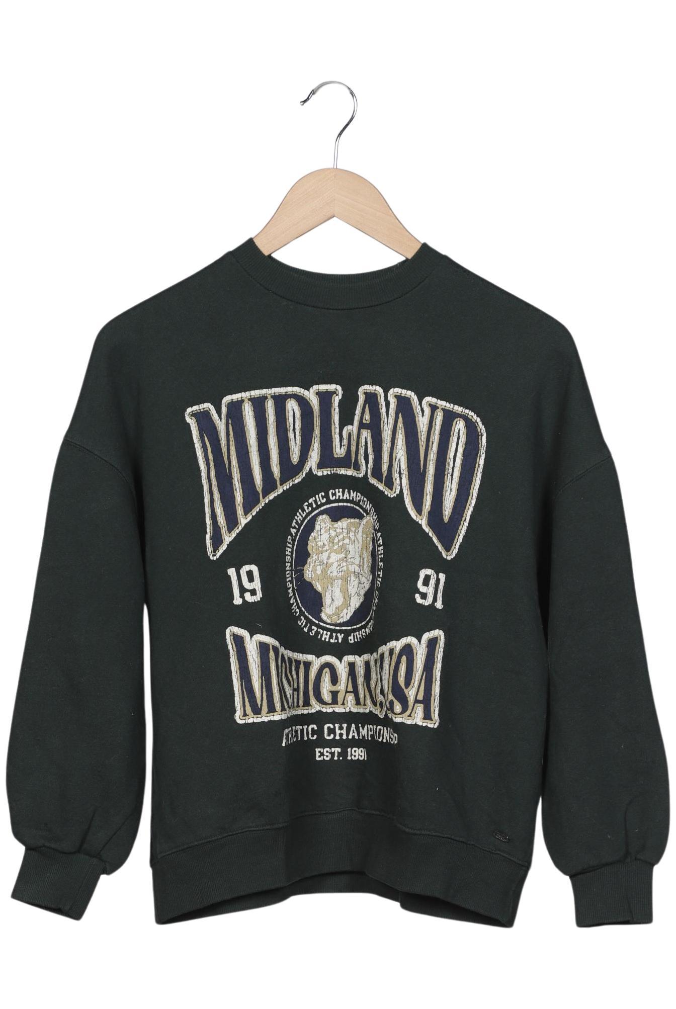 

Pull & Bear Damen Sweatshirt, grün, Gr. 34