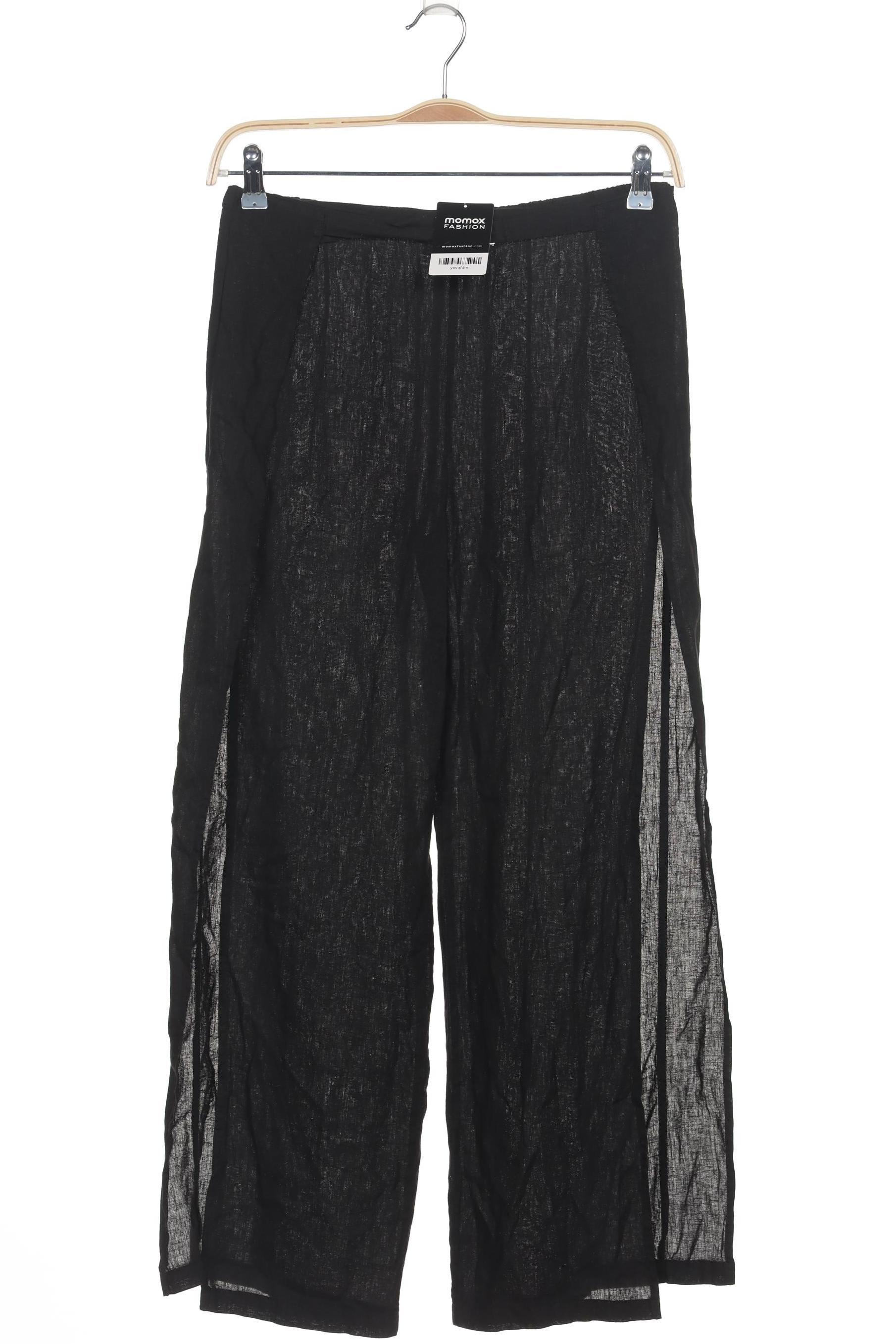 

Pull & Bear Damen Stoffhose, schwarz, Gr. 0