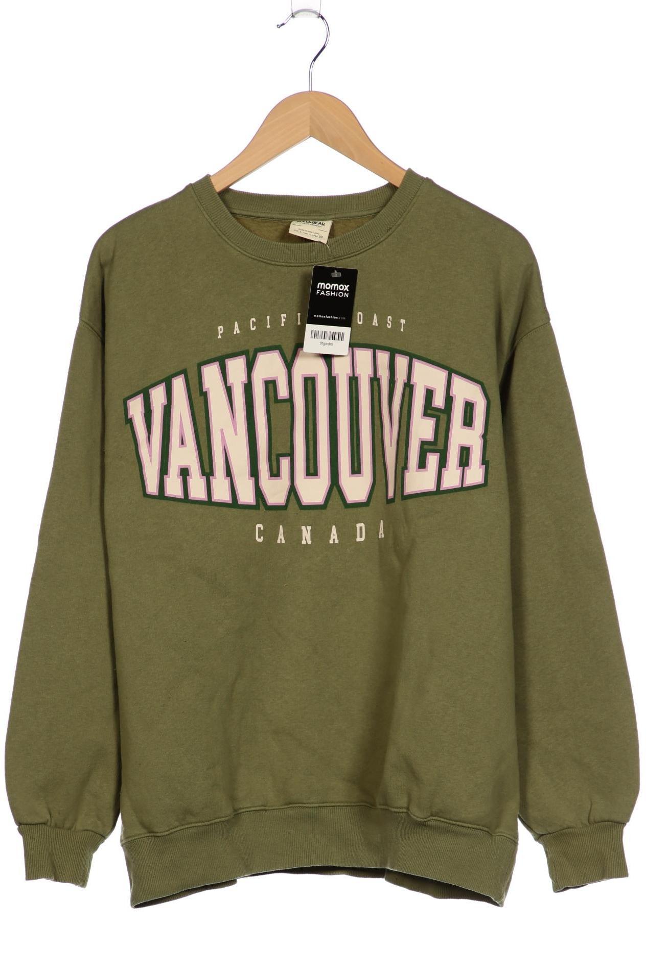 

Pull & Bear Damen Sweatshirt, grün, Gr. 42