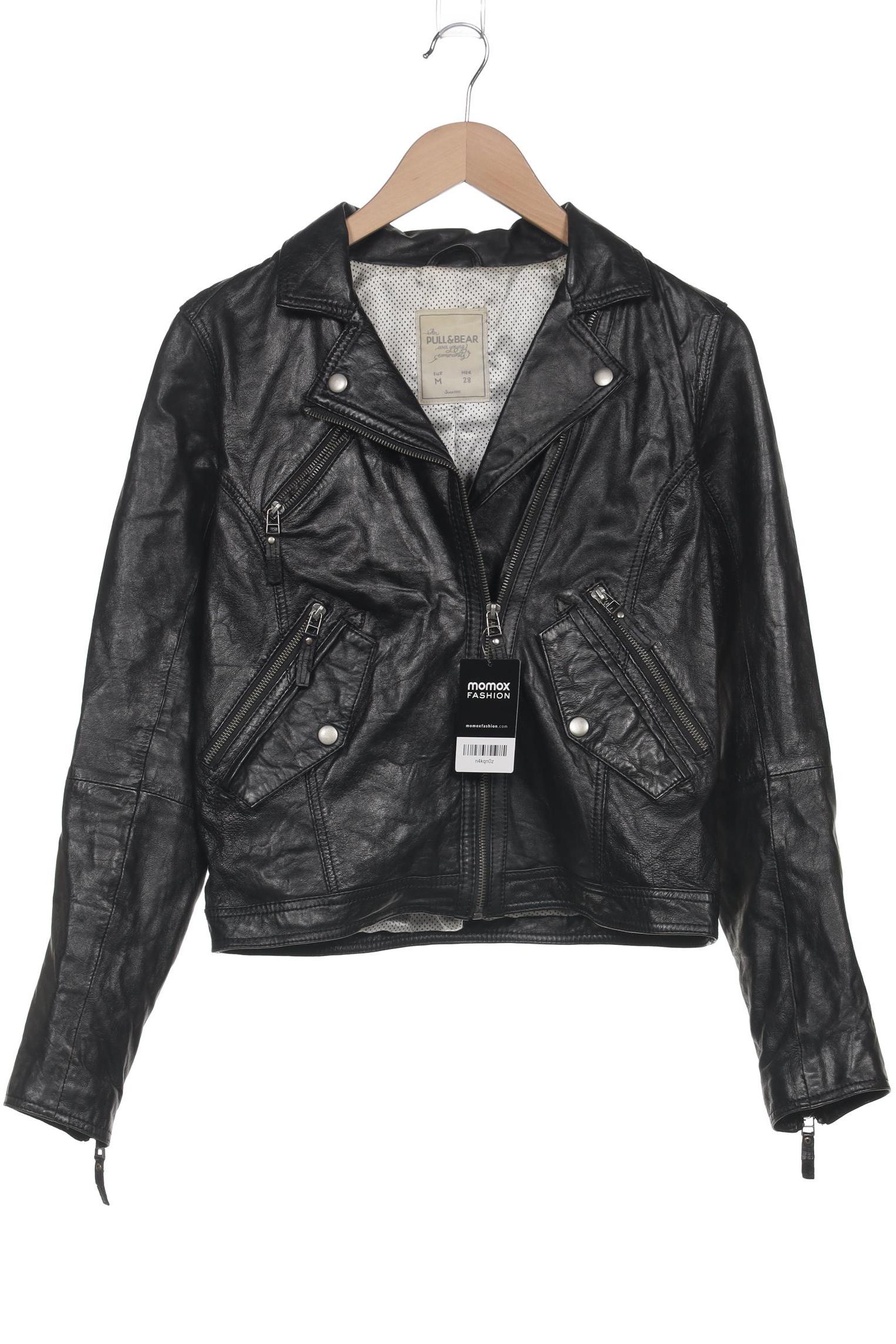 

Pull & Bear Damen Jacke, schwarz, Gr. 38