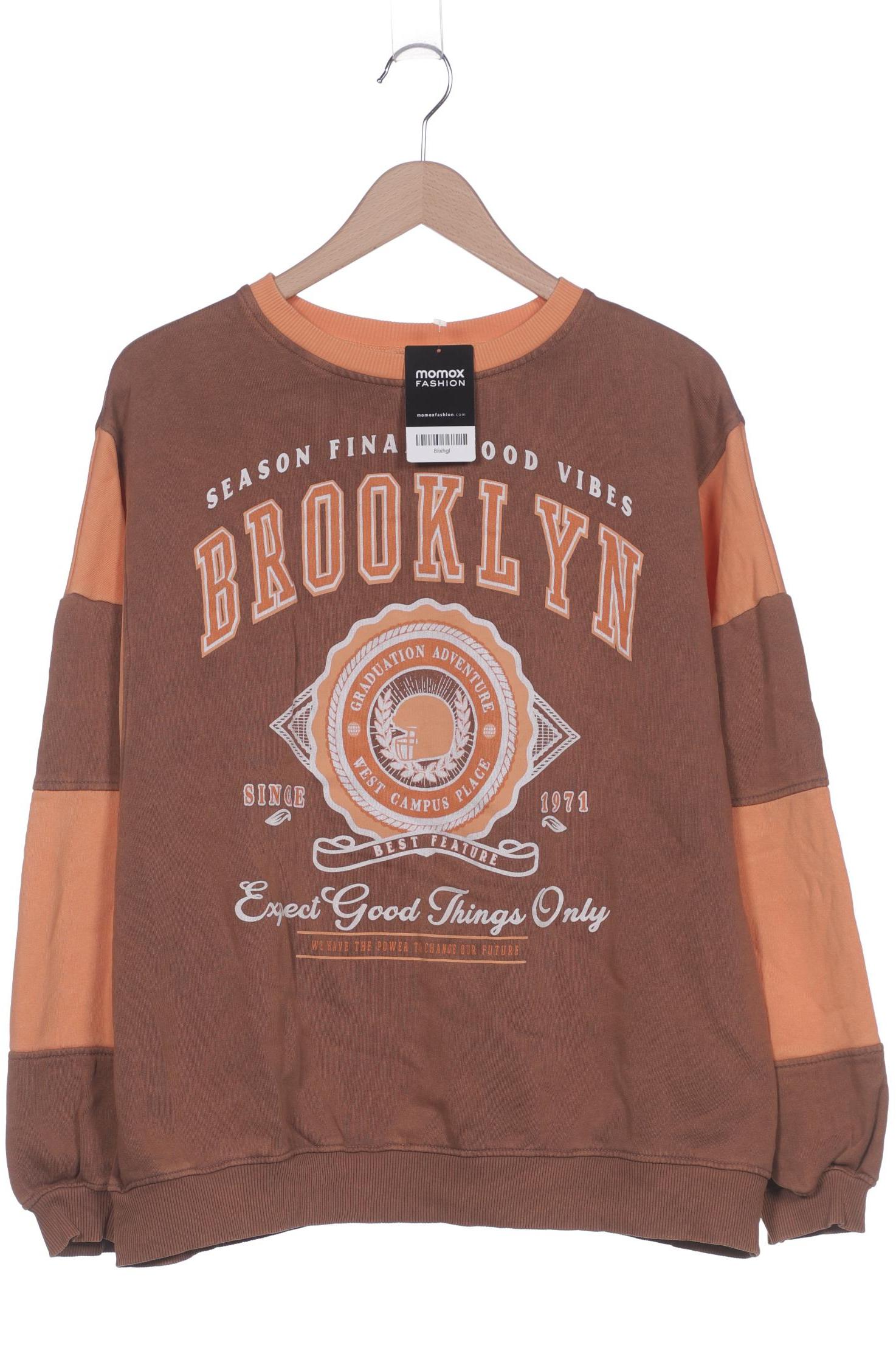 

Pull & Bear Damen Sweatshirt, braun, Gr. 38