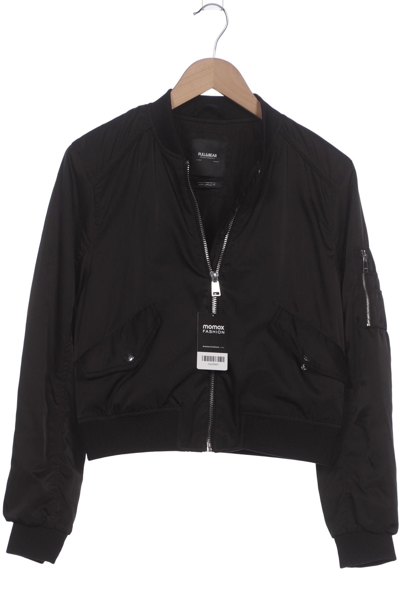 

Pull & Bear Damen Jacke, schwarz, Gr. 38