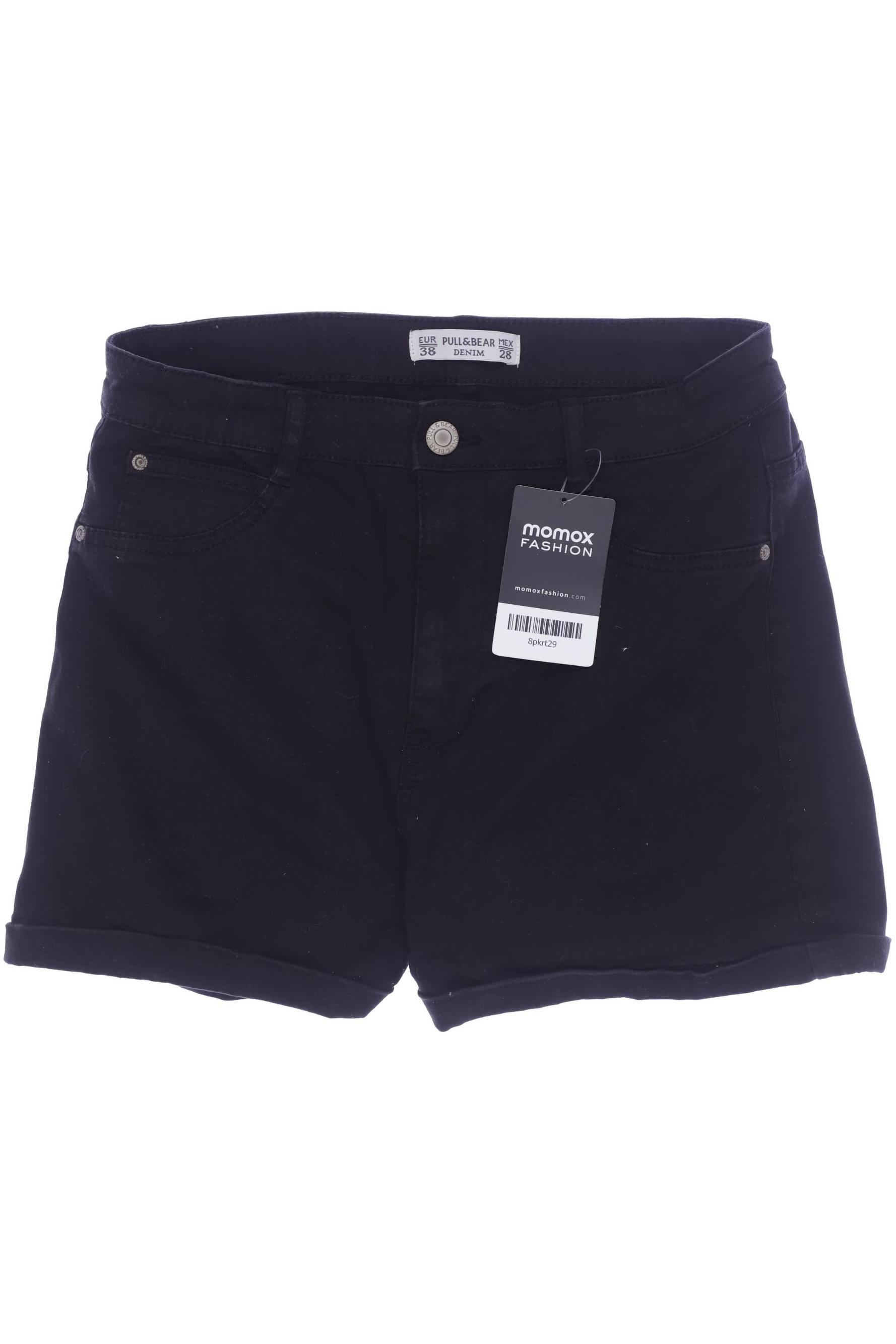 

Pull & Bear Damen Shorts, schwarz, Gr. 38