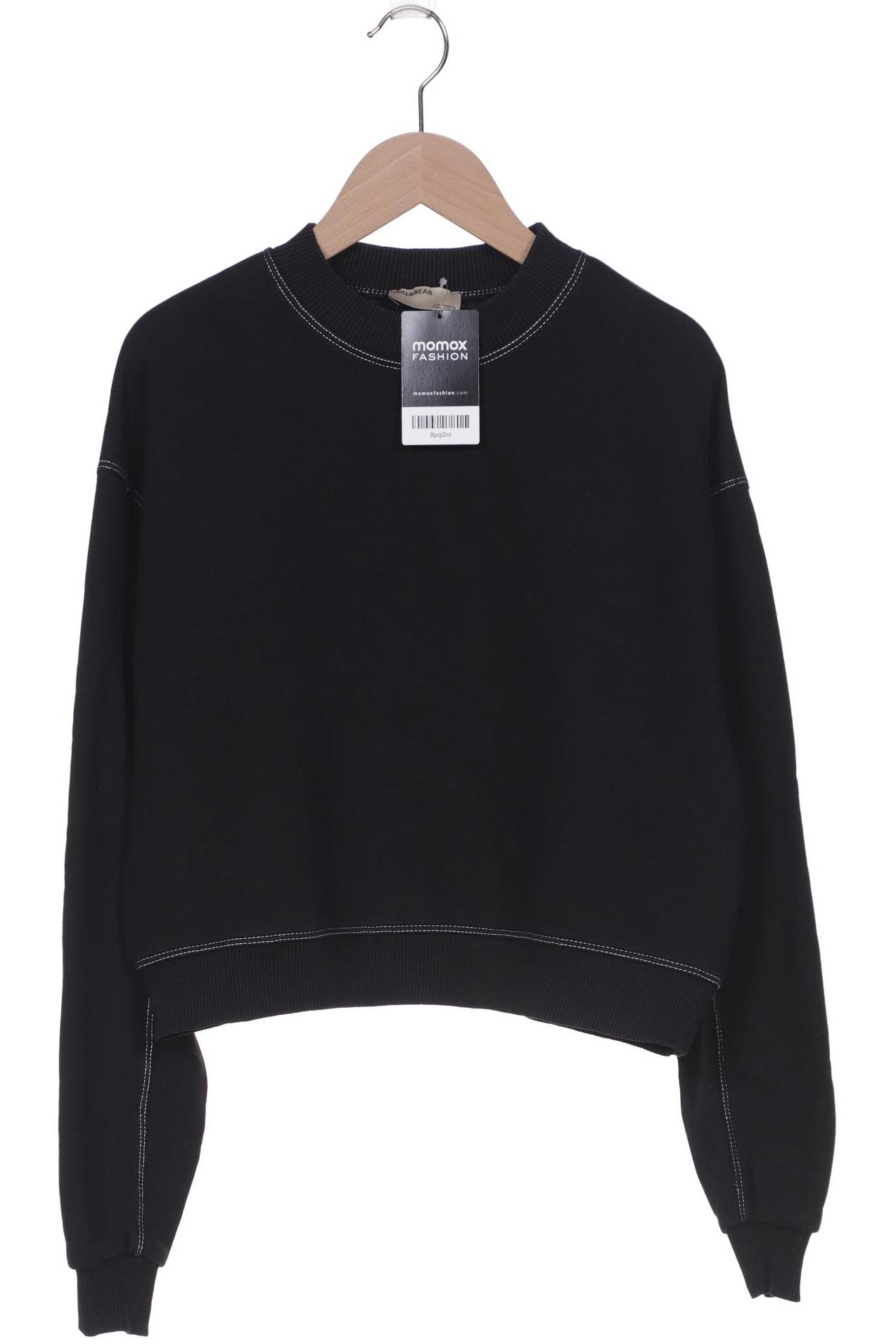 

Pull & Bear Damen Sweatshirt, schwarz