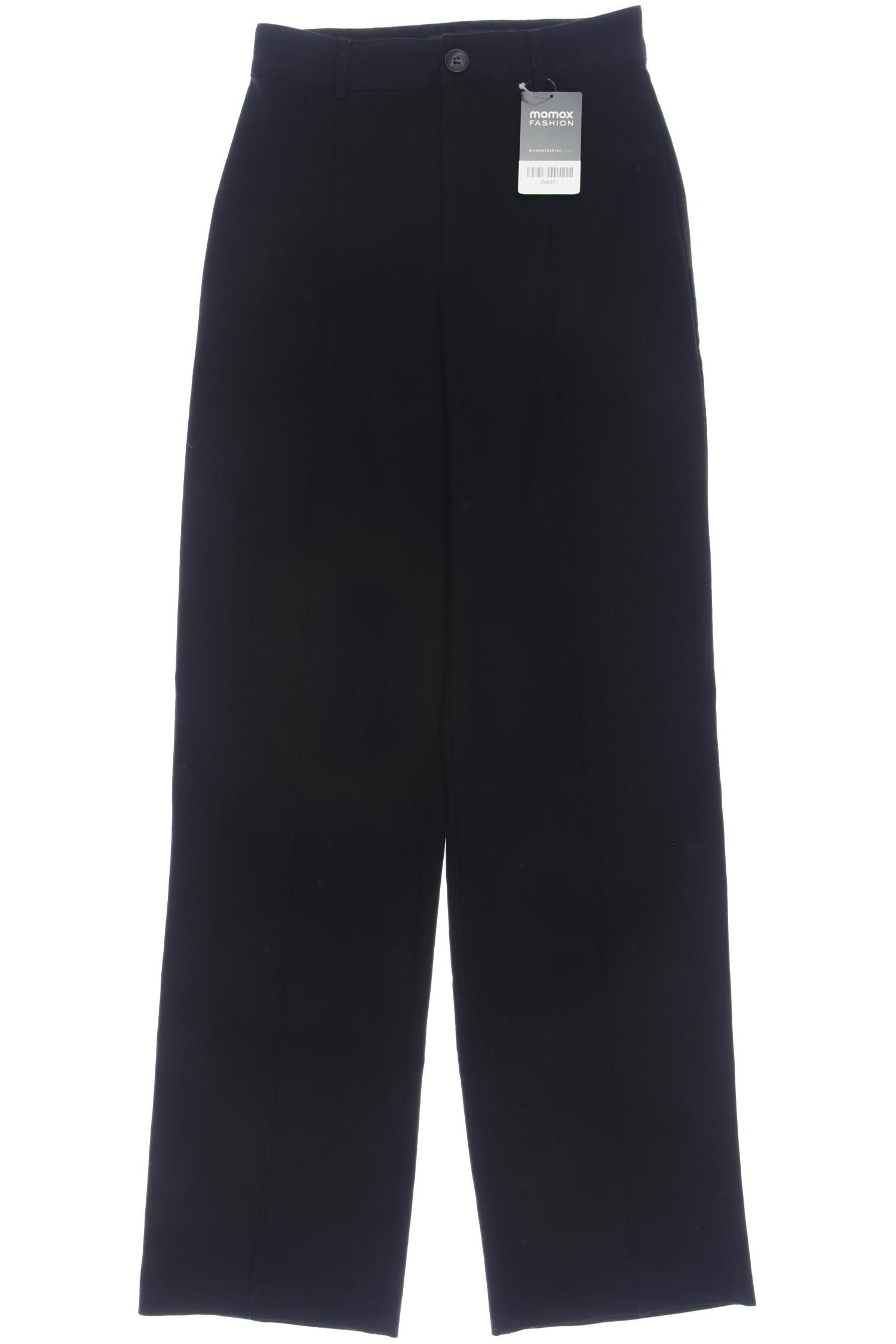 

Pull & Bear Damen Stoffhose, schwarz, Gr. 0