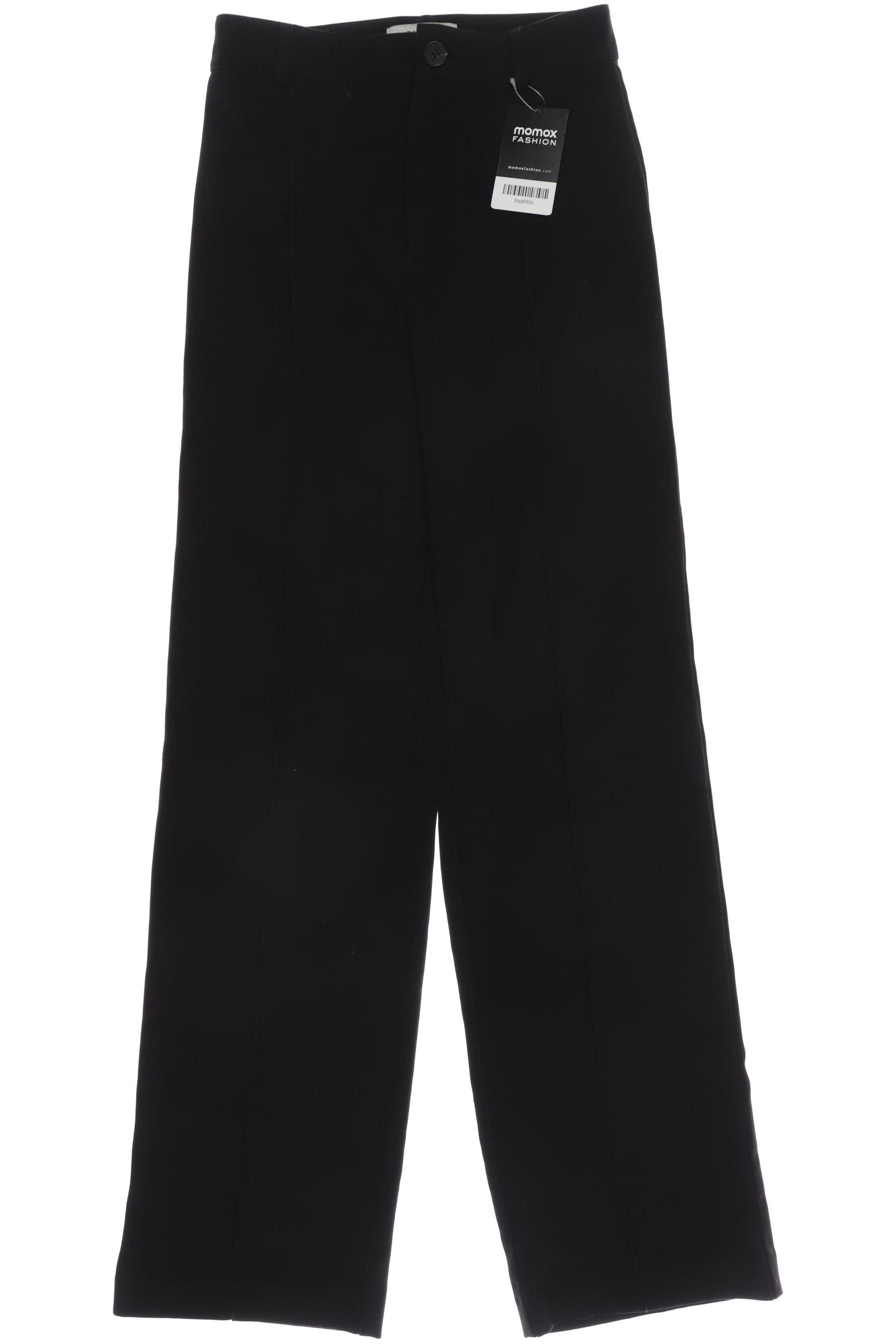 

Pull & Bear Damen Stoffhose, schwarz, Gr. 0