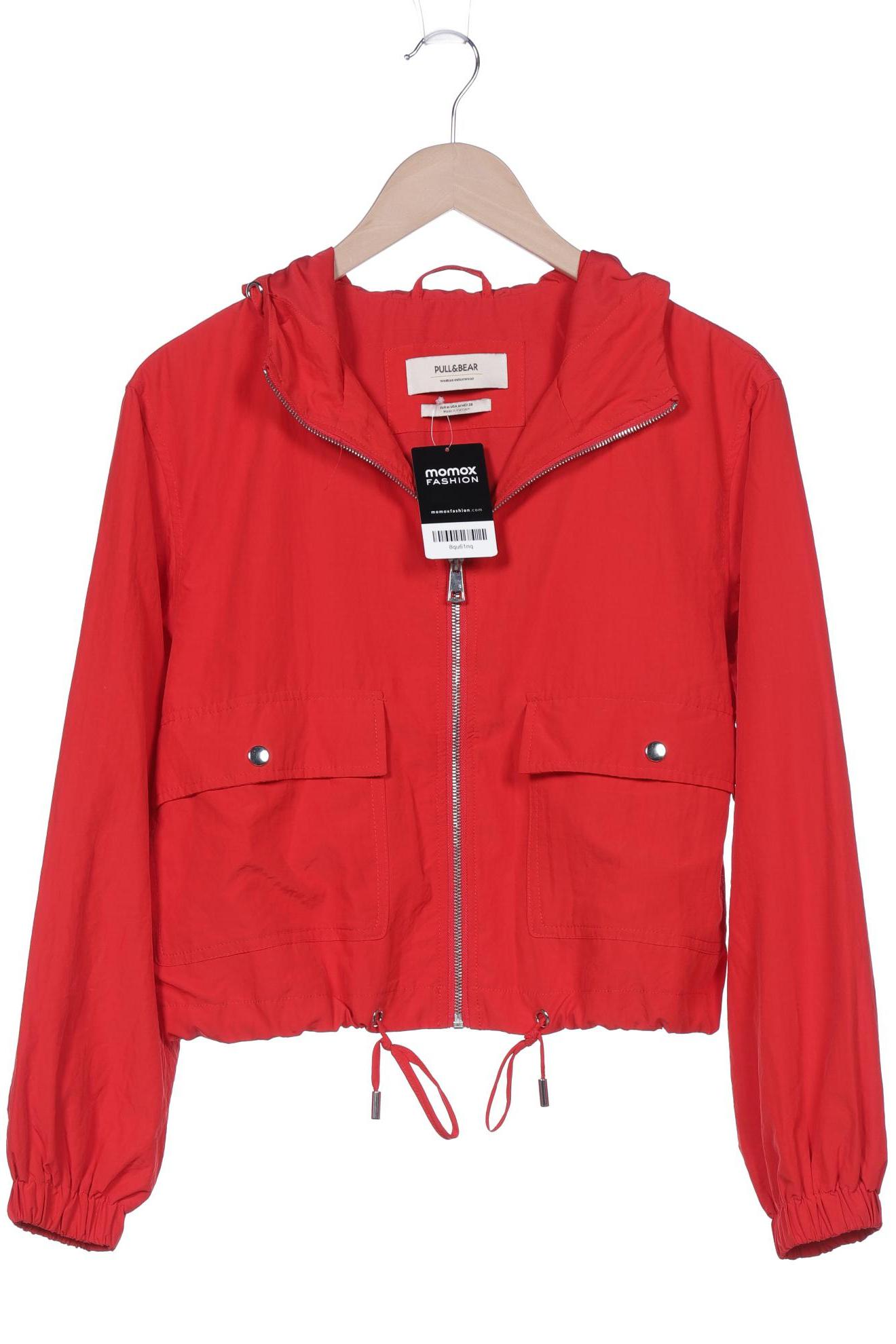 

Pull & Bear Damen Jacke, rot, Gr. 38