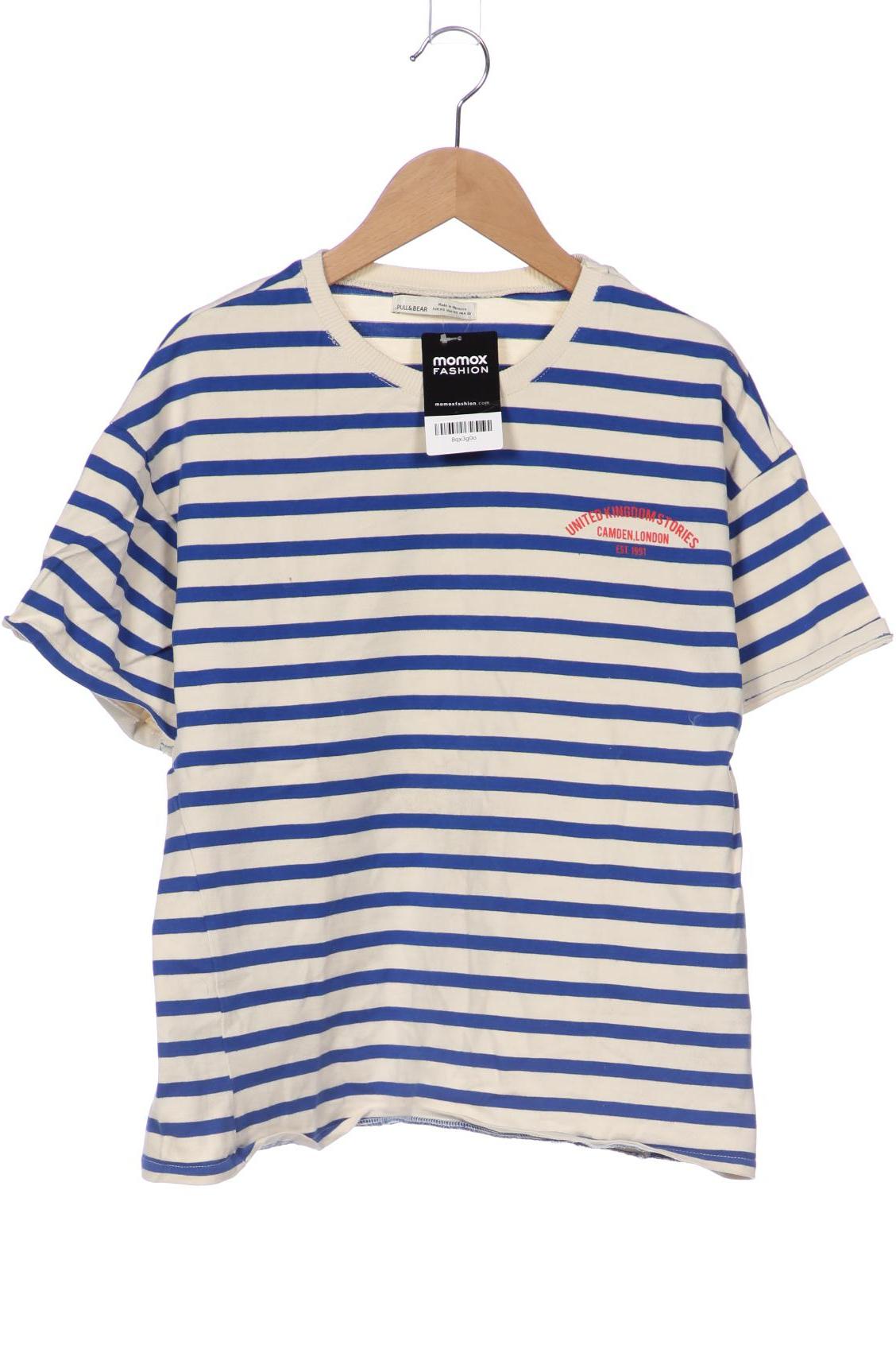 

Pull & Bear Damen T-Shirt, cremeweiß, Gr. 34