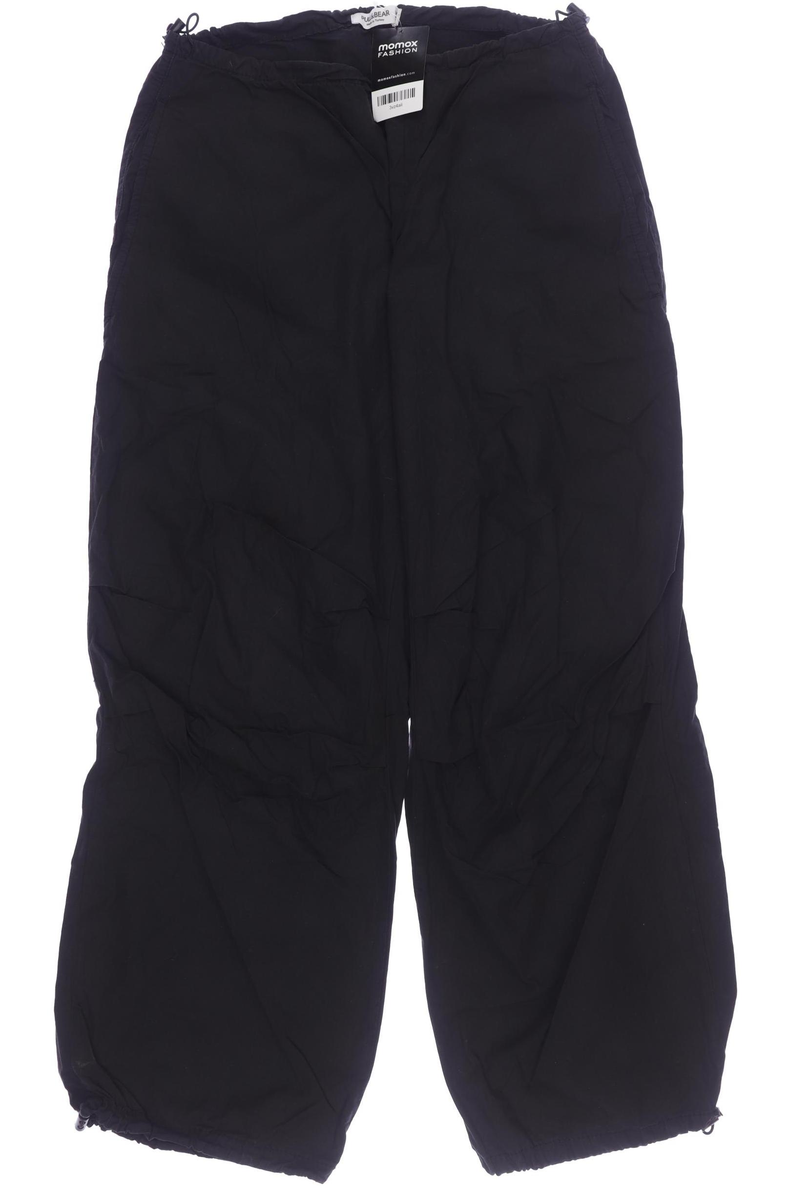 

Pull & Bear Damen Stoffhose, schwarz, Gr. 0