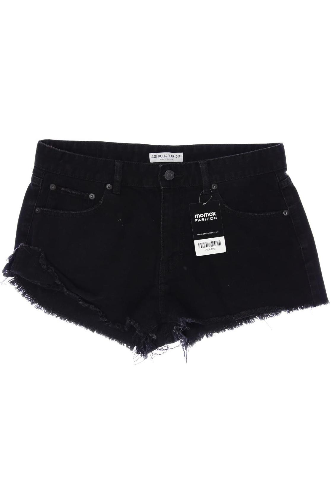

Pull & Bear Damen Shorts, schwarz, Gr. 40