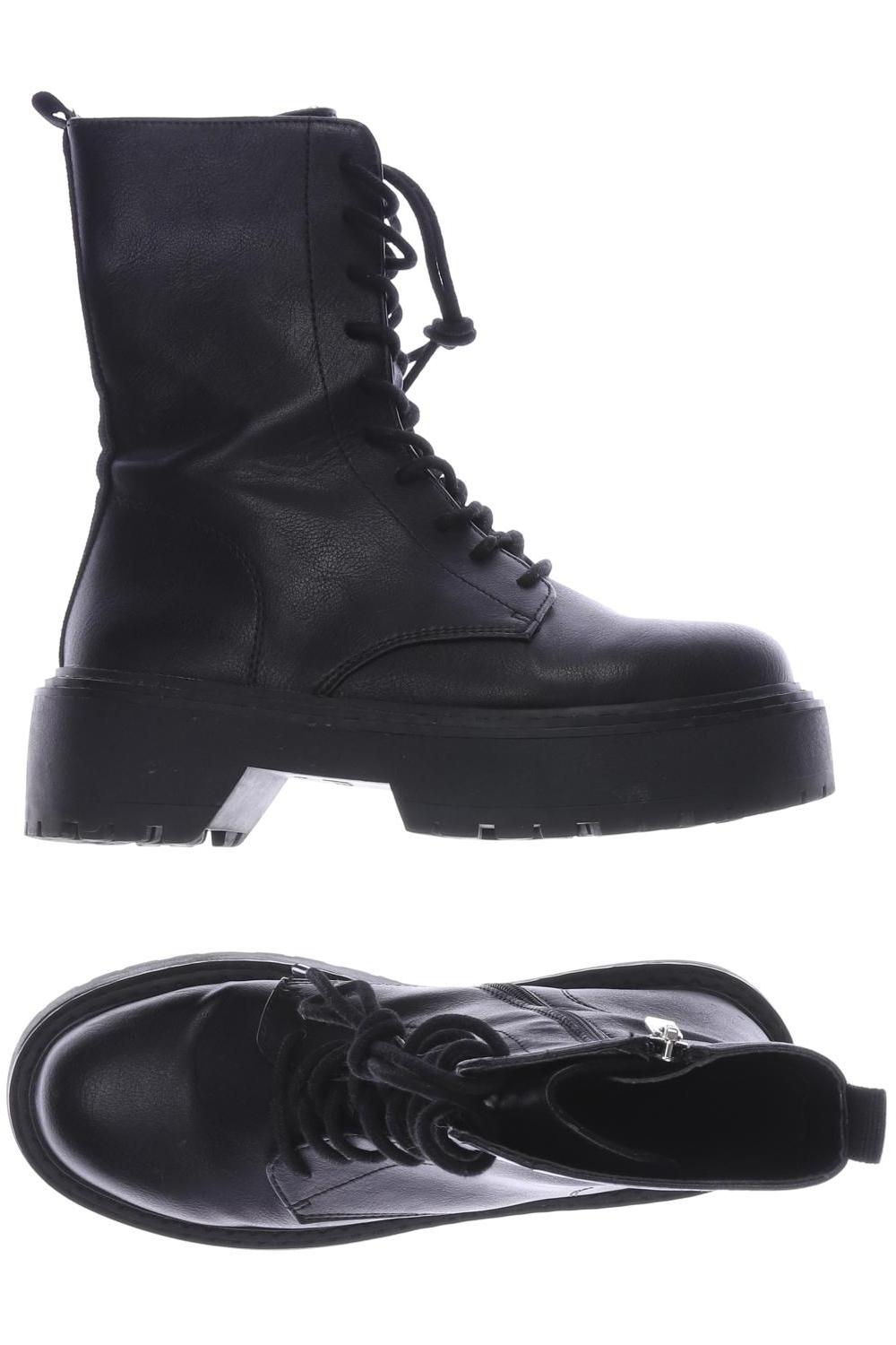 

Pull & Bear Damen Stiefelette, schwarz