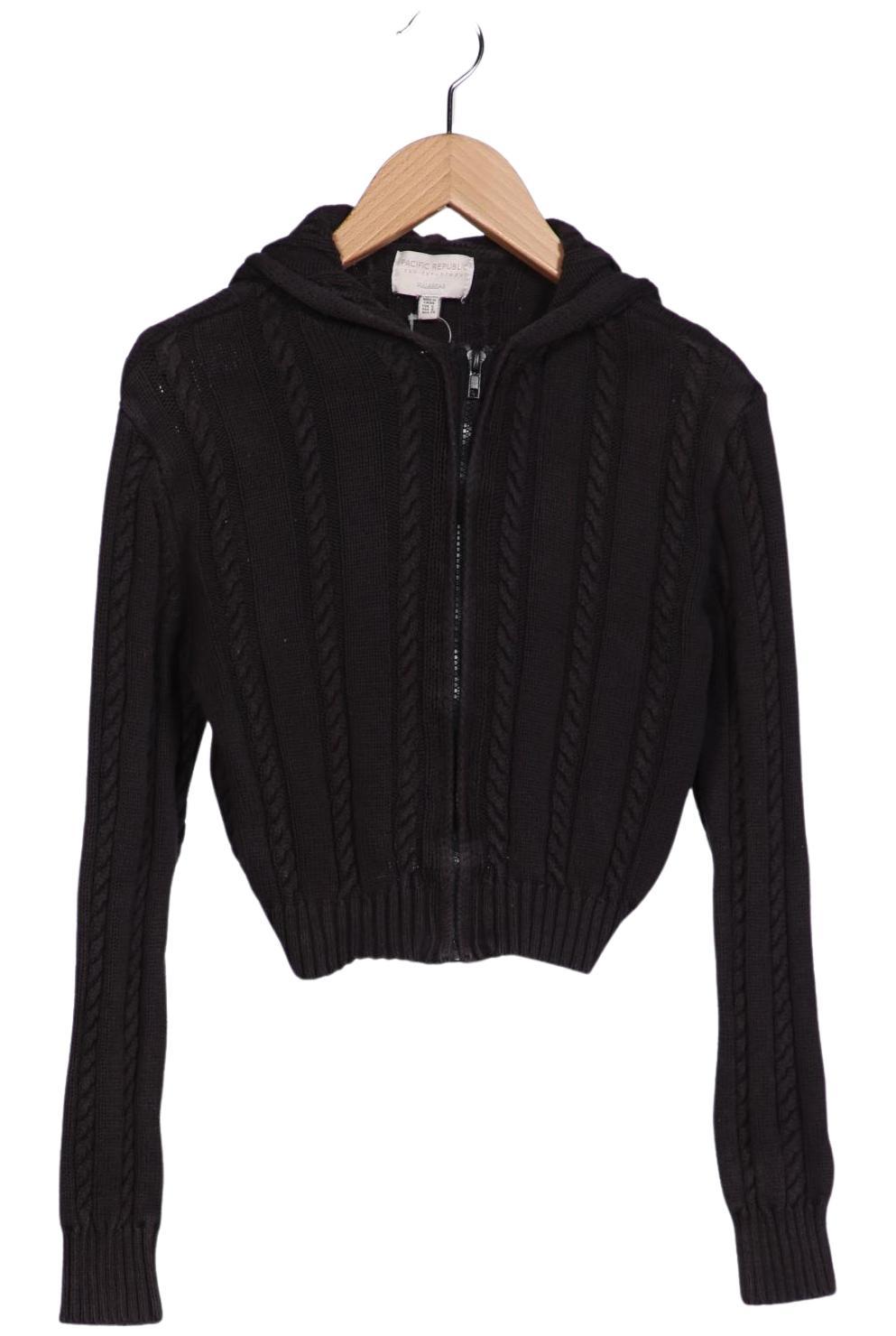 

Pull & Bear Damen Strickjacke, schwarz, Gr. 36