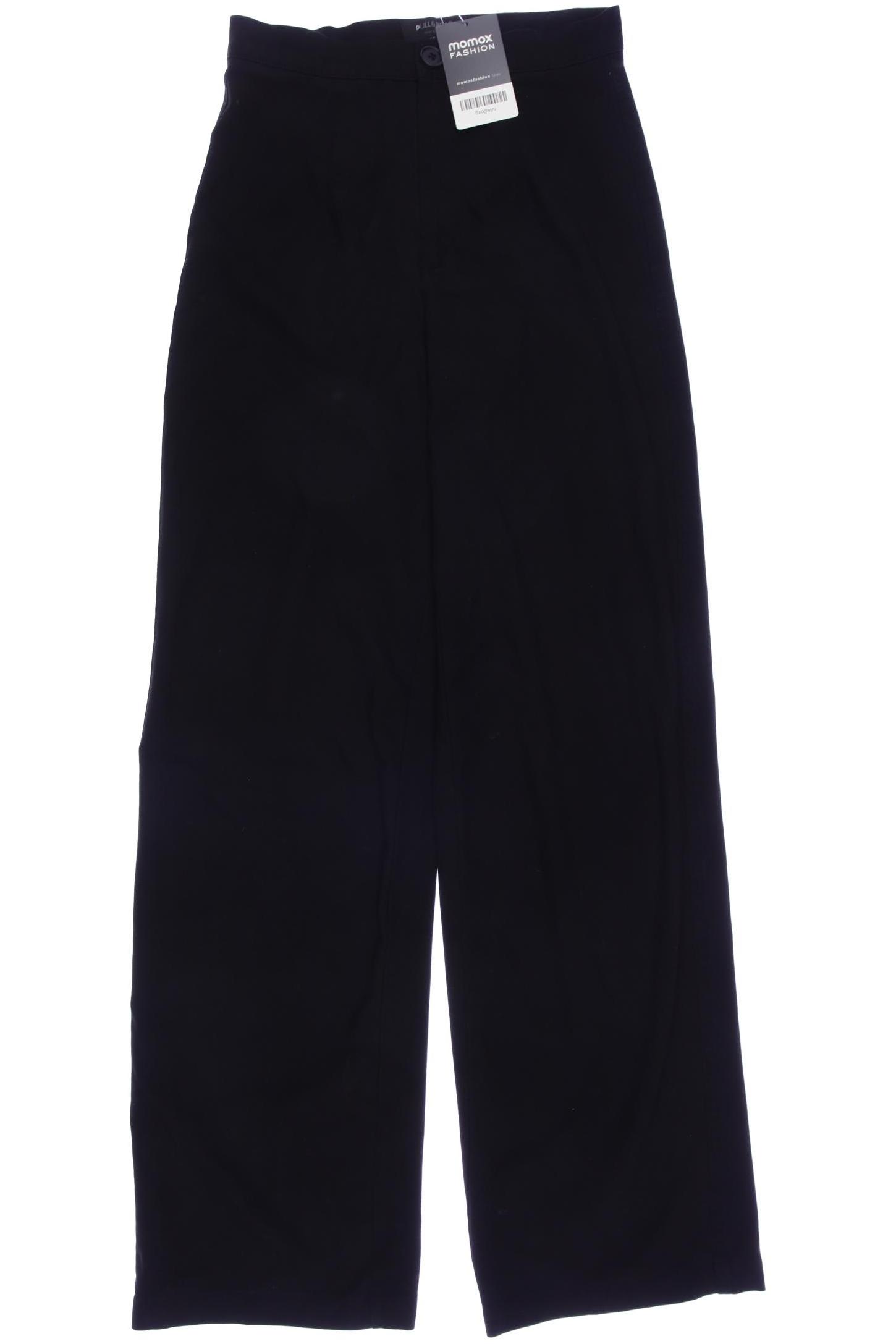

Pull & Bear Damen Stoffhose, schwarz, Gr. 0