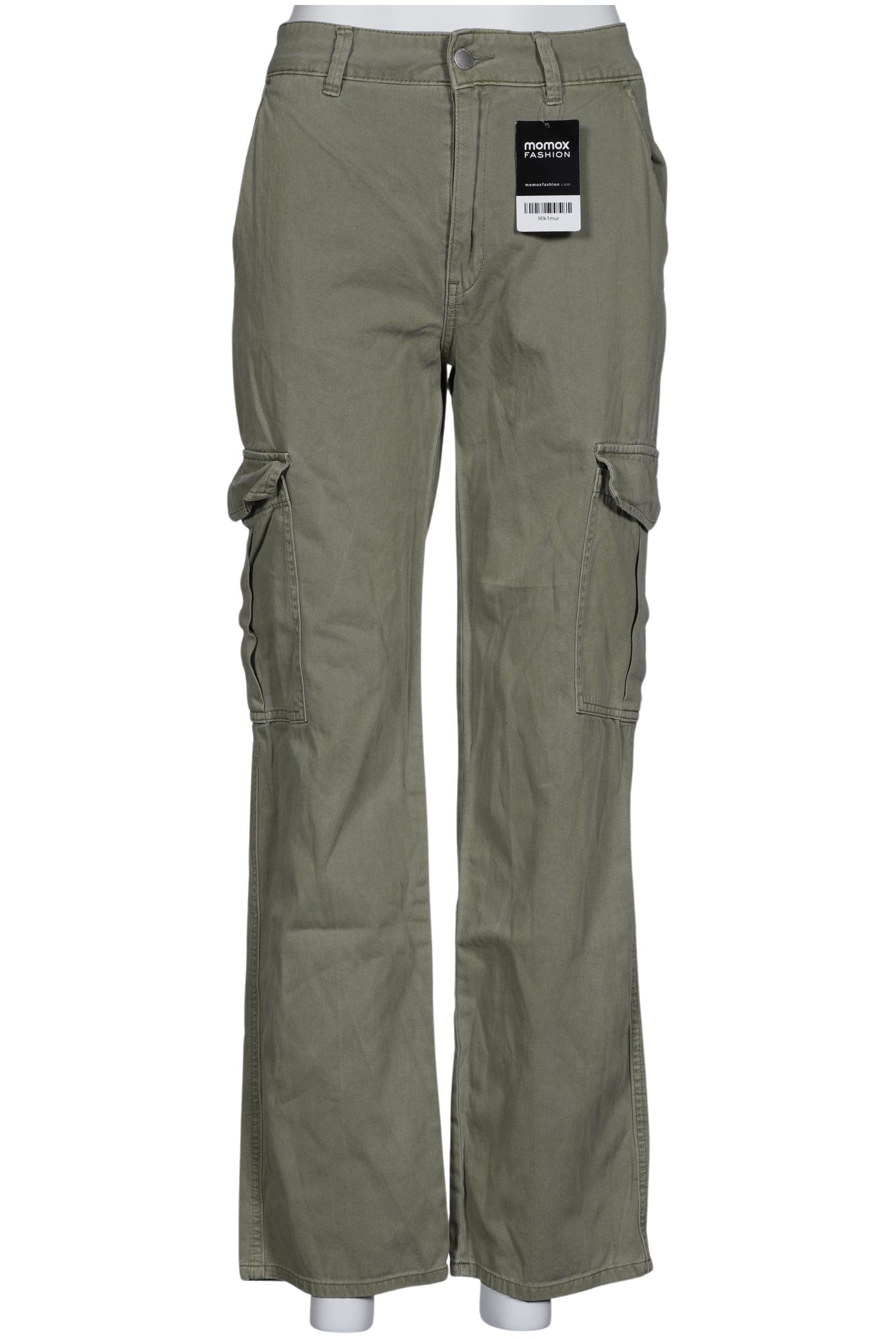 

Pull & Bear Damen Stoffhose, grün, Gr. 38