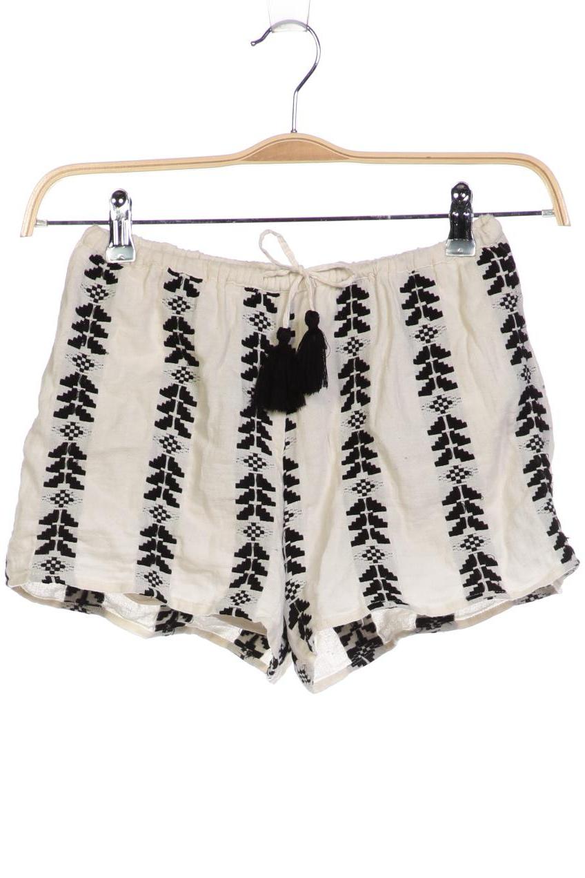 

Pull & Bear Damen Shorts, cremeweiß, Gr. 34