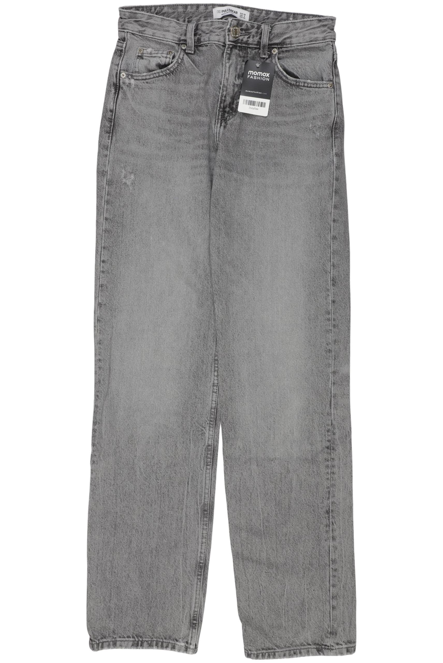 

Pull & Bear Damen Jeans, grau, Gr. 34