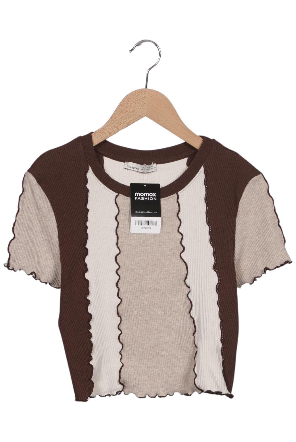 

Pull & Bear Damen T-Shirt, braun, Gr. 44