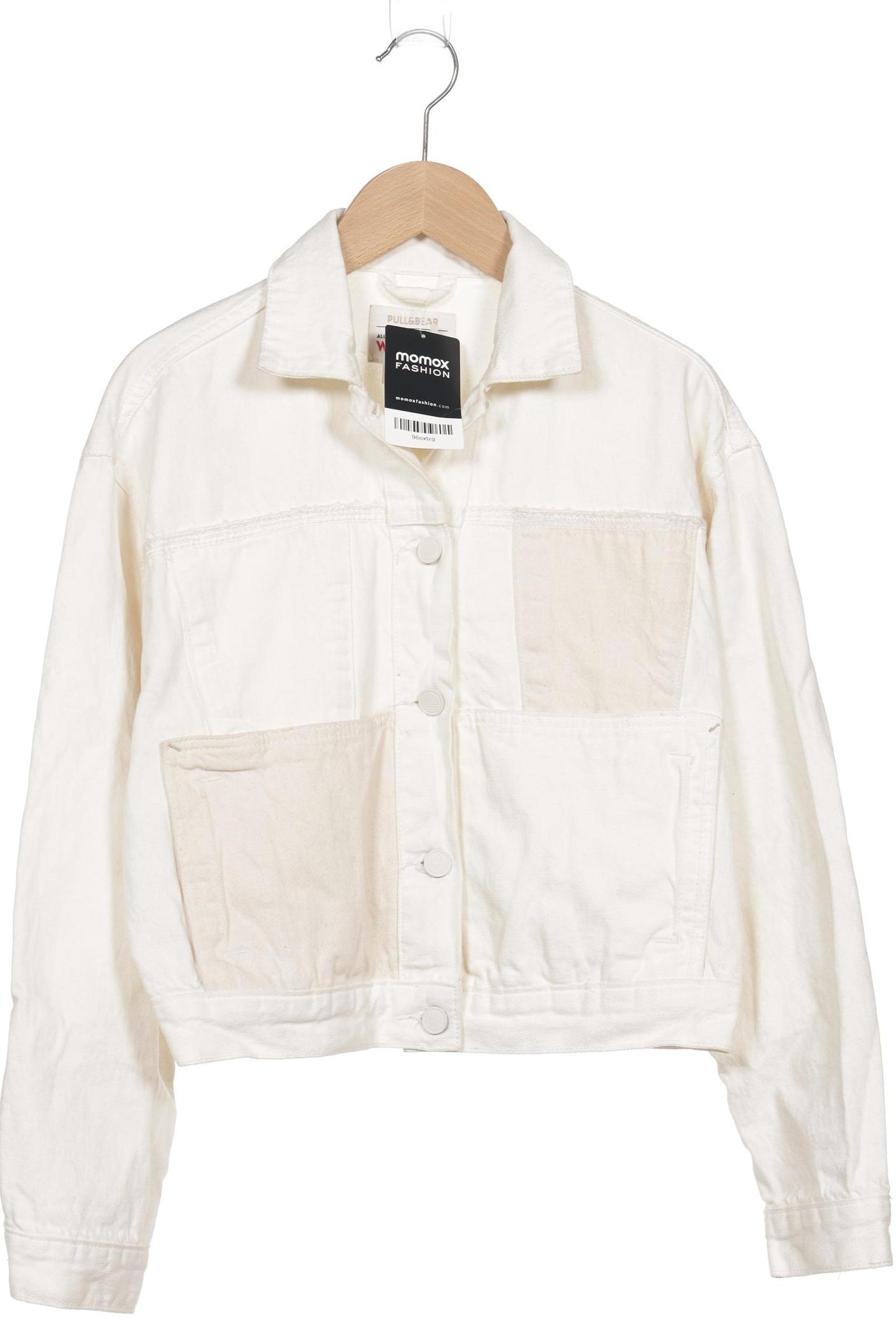 

Pull & Bear Damen Jacke, cremeweiß, Gr. 34