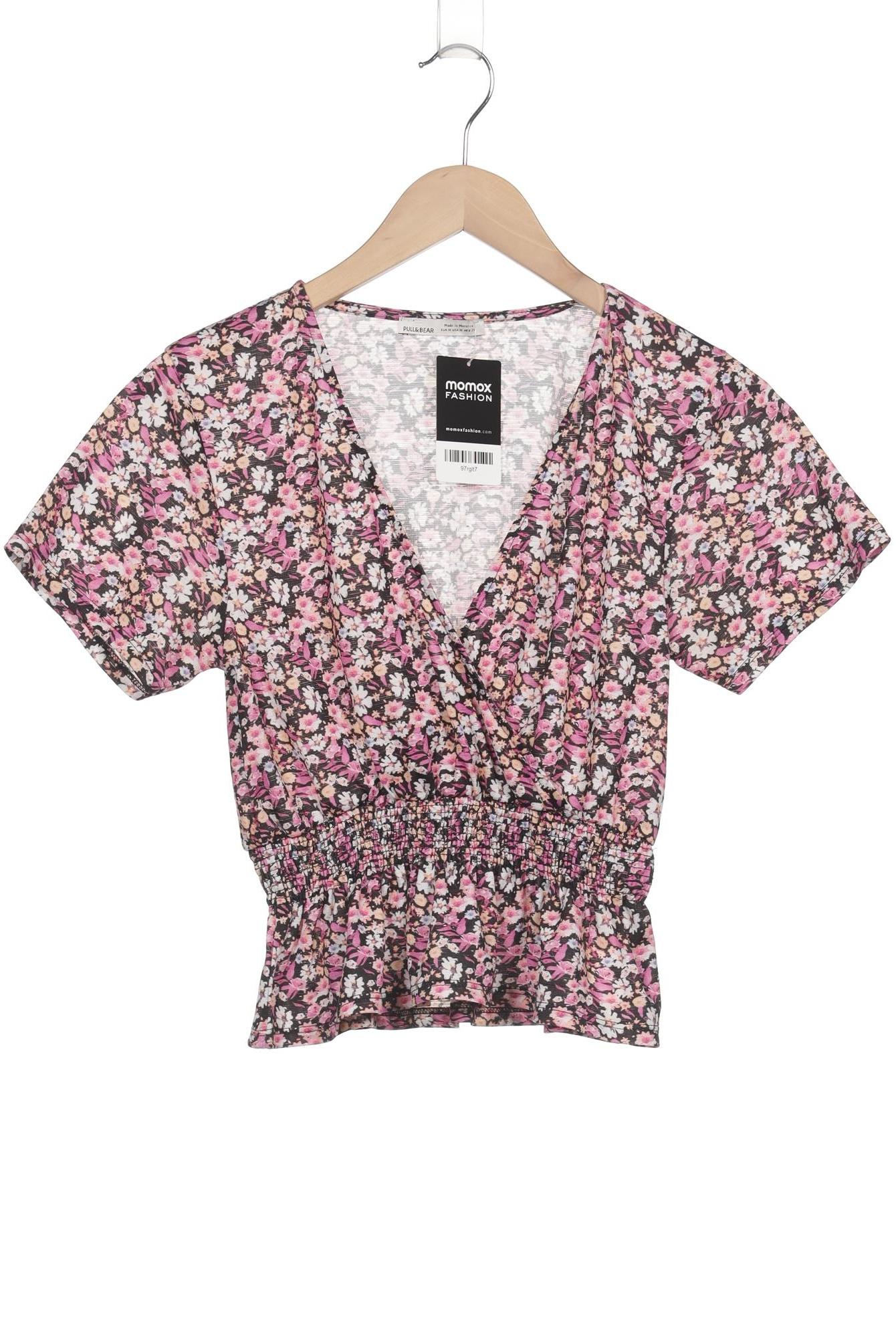 

Pull & Bear Damen T-Shirt, mehrfarbig, Gr. 38