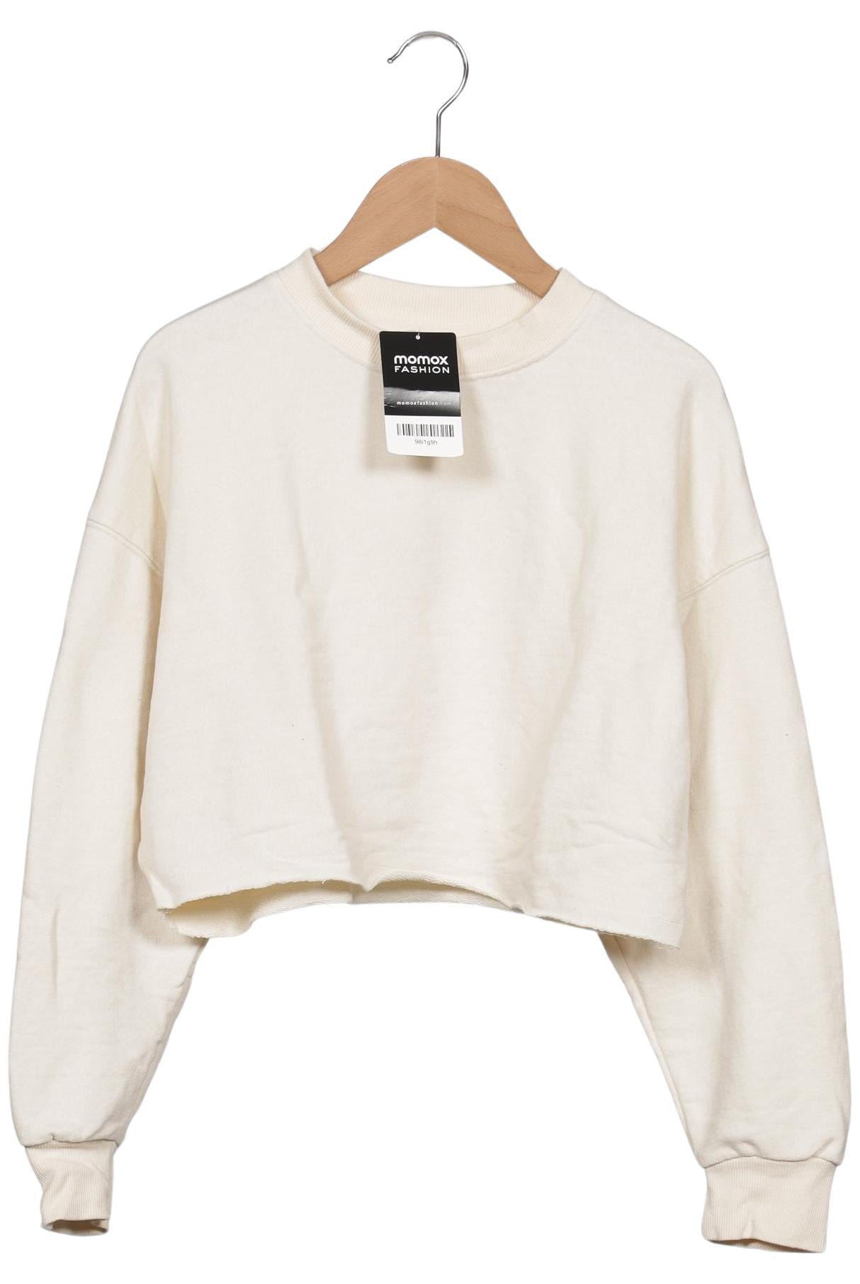 

Pull & Bear Damen Sweatshirt, cremeweiß, Gr. 34