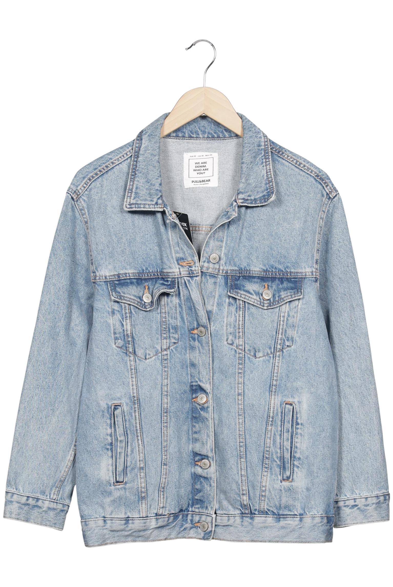 

Pull & Bear Damen Jacke, hellblau, Gr. 38