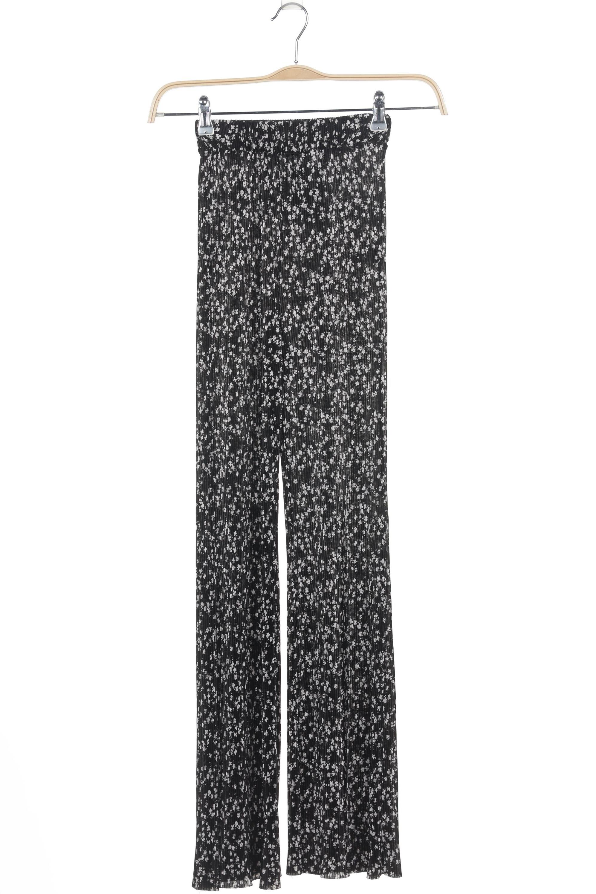 

Pull & Bear Damen Stoffhose, schwarz, Gr. 24