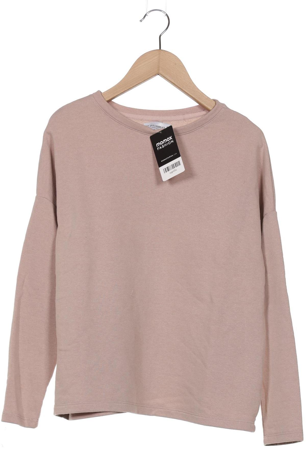 

Pull & Bear Damen Langarmshirt, pink, Gr. 34