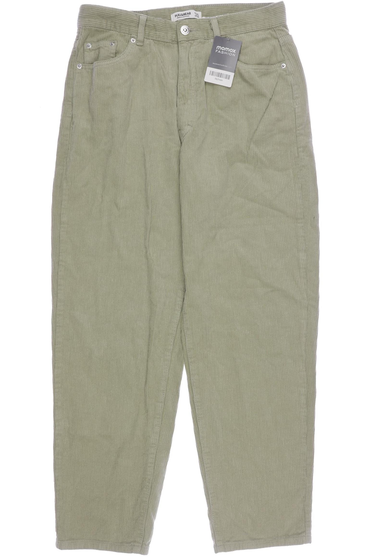 

Pull & Bear Damen Stoffhose, grün, Gr. 40
