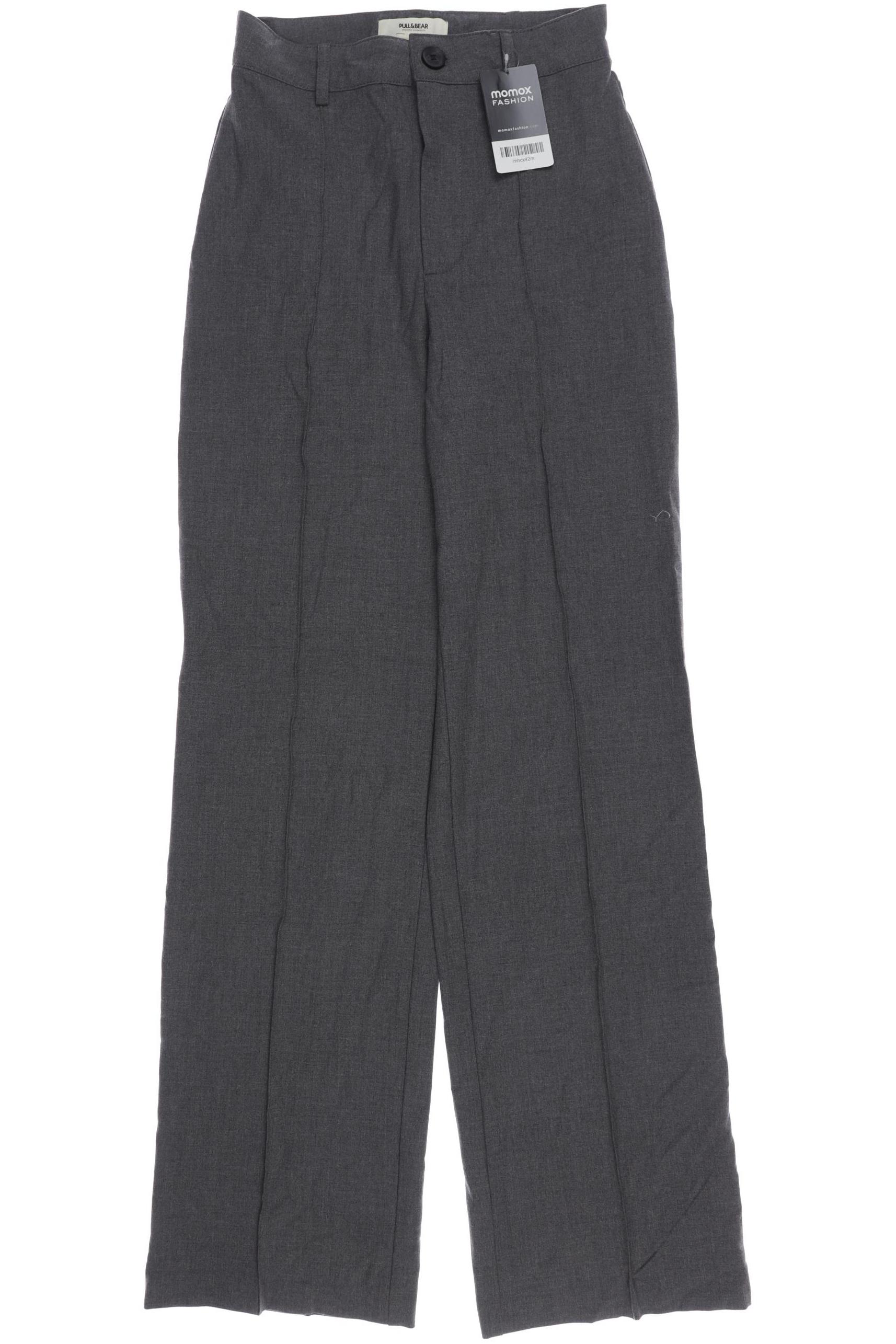 

Pull & Bear Damen Stoffhose, grau, Gr. 0