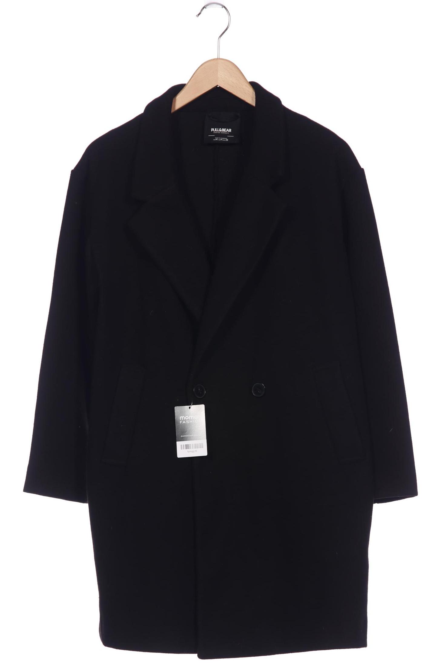 

Pull & Bear Damen Mantel, schwarz, Gr. 38