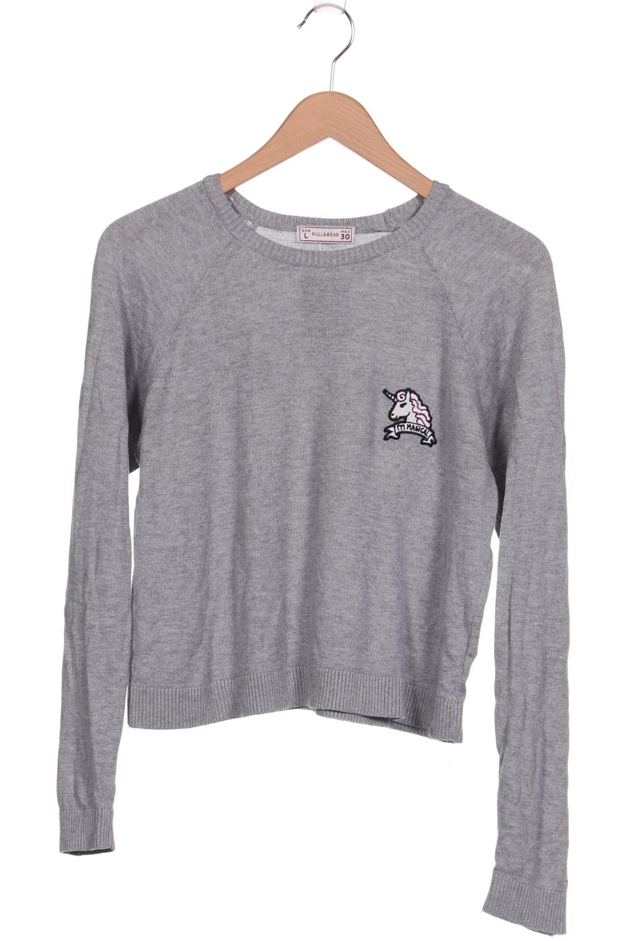 

Pull & Bear Damen Pullover, grau