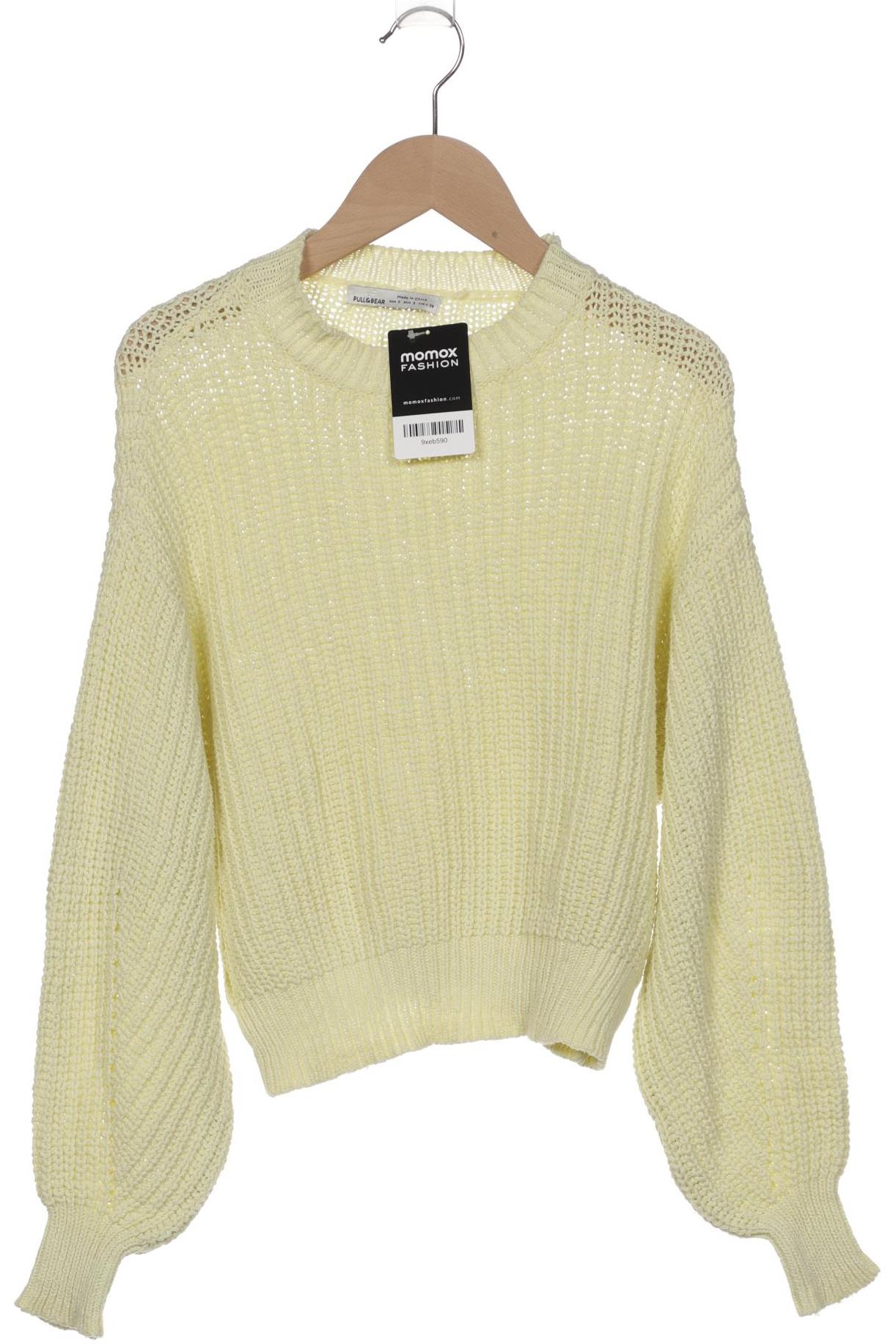 

Pull & Bear Damen Pullover, gelb, Gr. 36