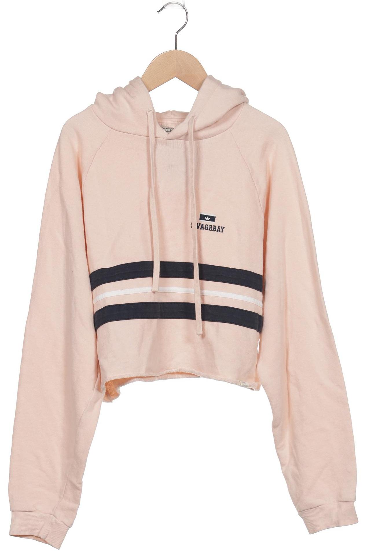 

Pull & Bear Damen Kapuzenpullover, pink, Gr. 36