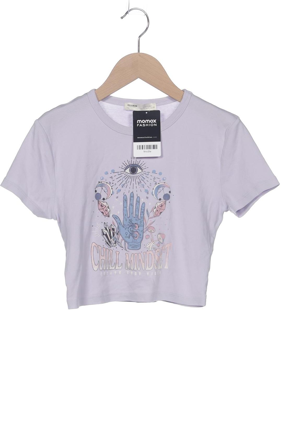 

Pull & Bear Damen T-Shirt, flieder, Gr. 36