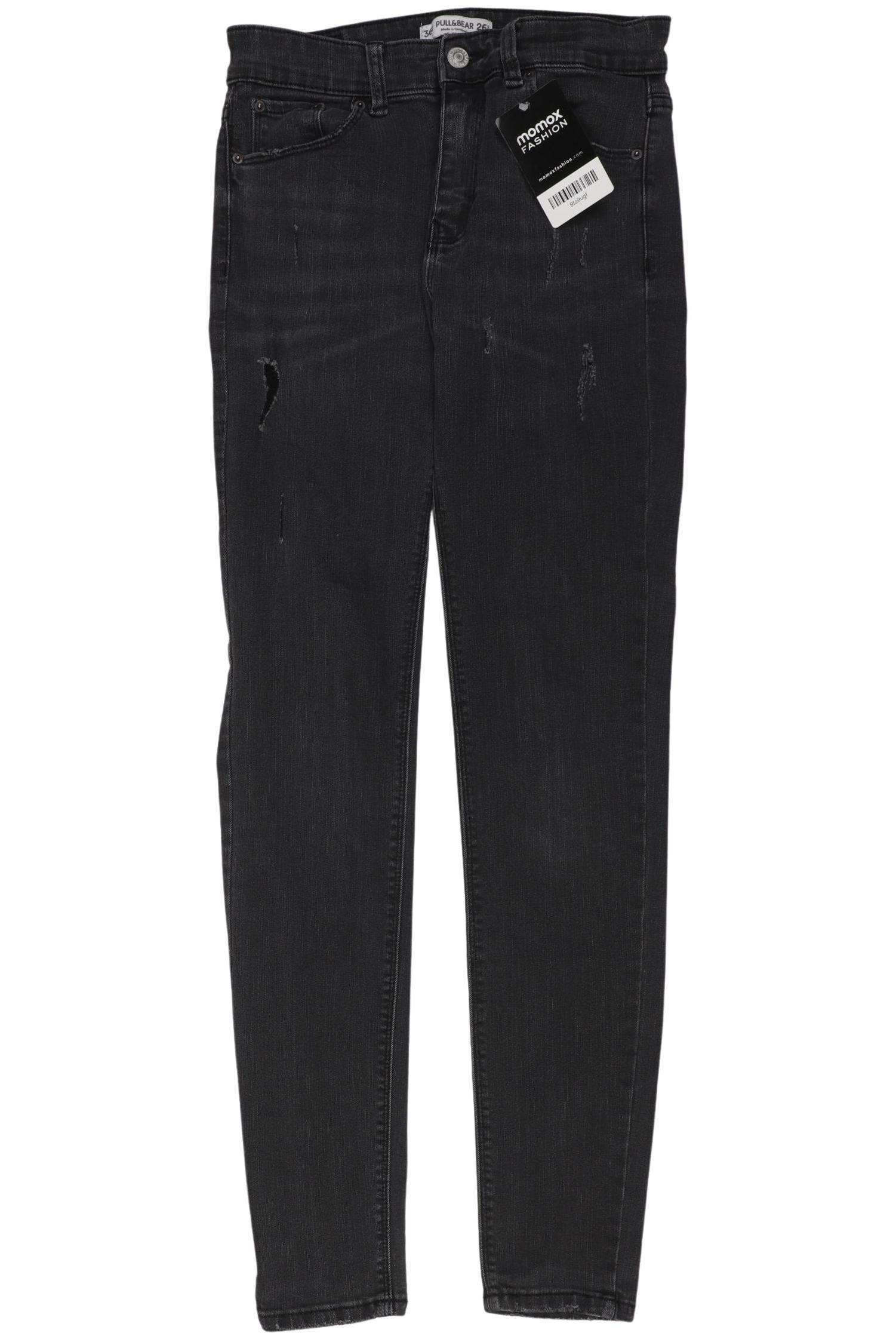 

Pull & Bear Damen Jeans, schwarz, Gr. 36