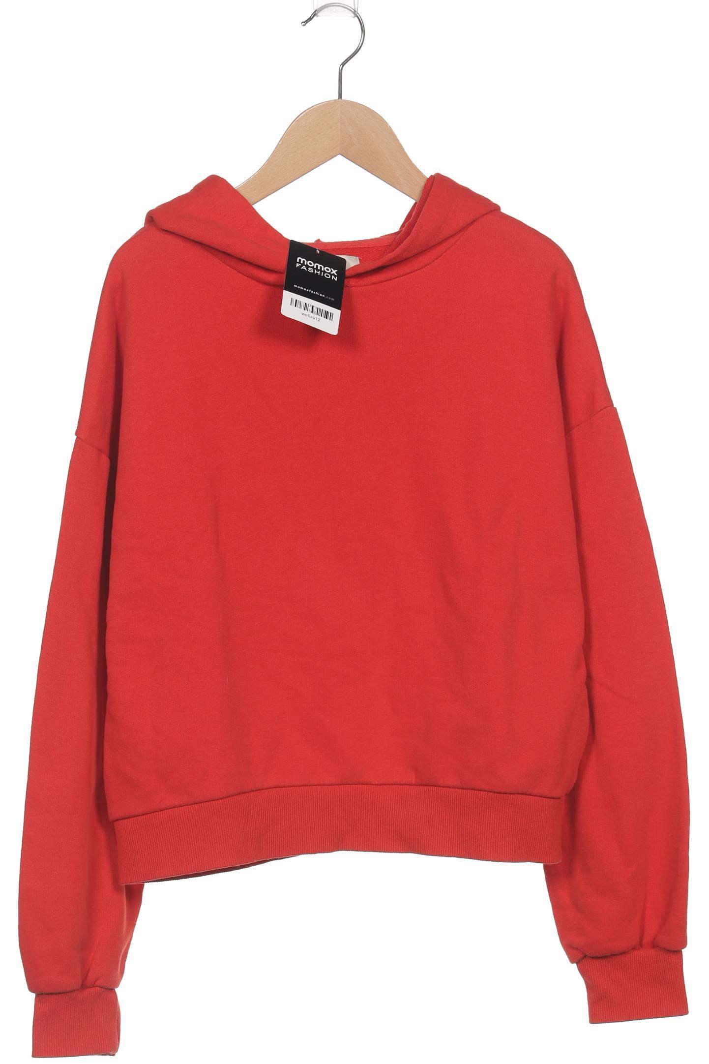 

Pull & Bear Damen Kapuzenpullover, rot, Gr. 36