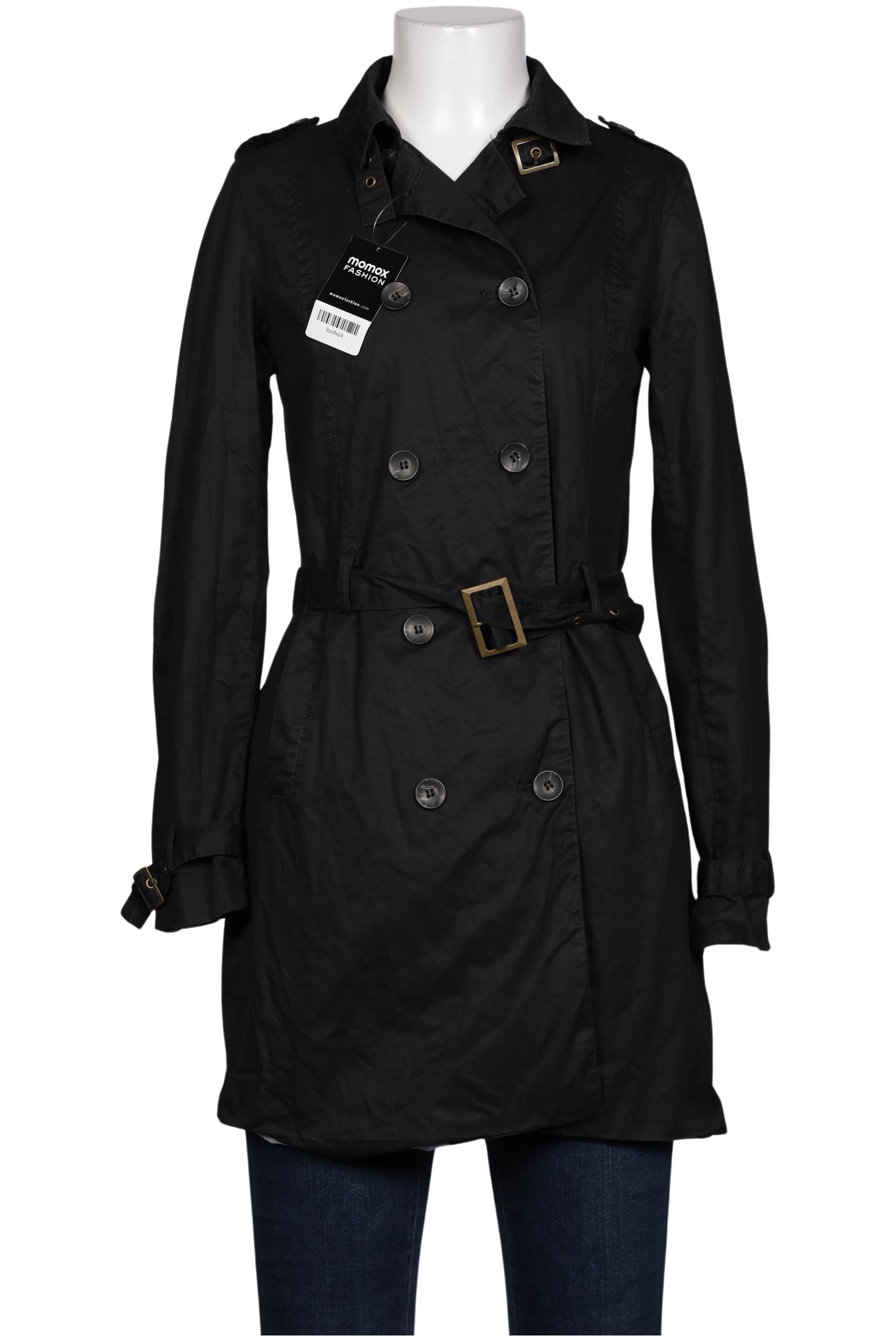 

Pull & Bear Damen Mantel, schwarz, Gr. 36