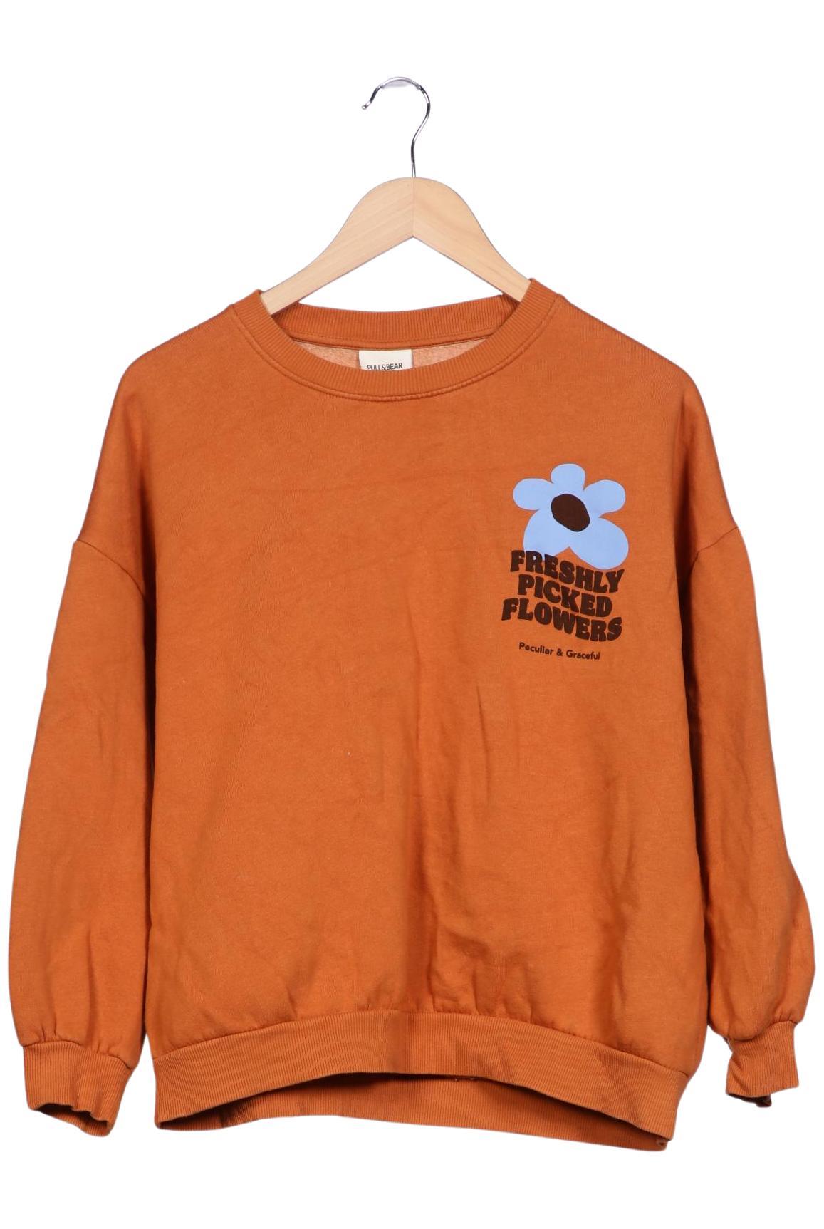 

Pull & Bear Damen Sweatshirt, orange, Gr. 38