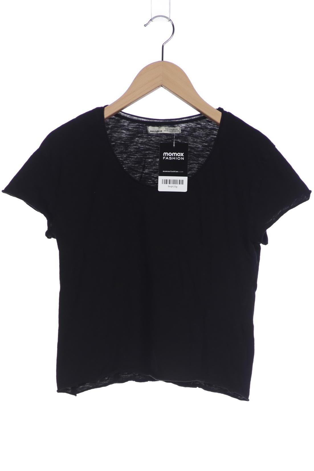 

Pull & Bear Damen T-Shirt, schwarz, Gr. 34