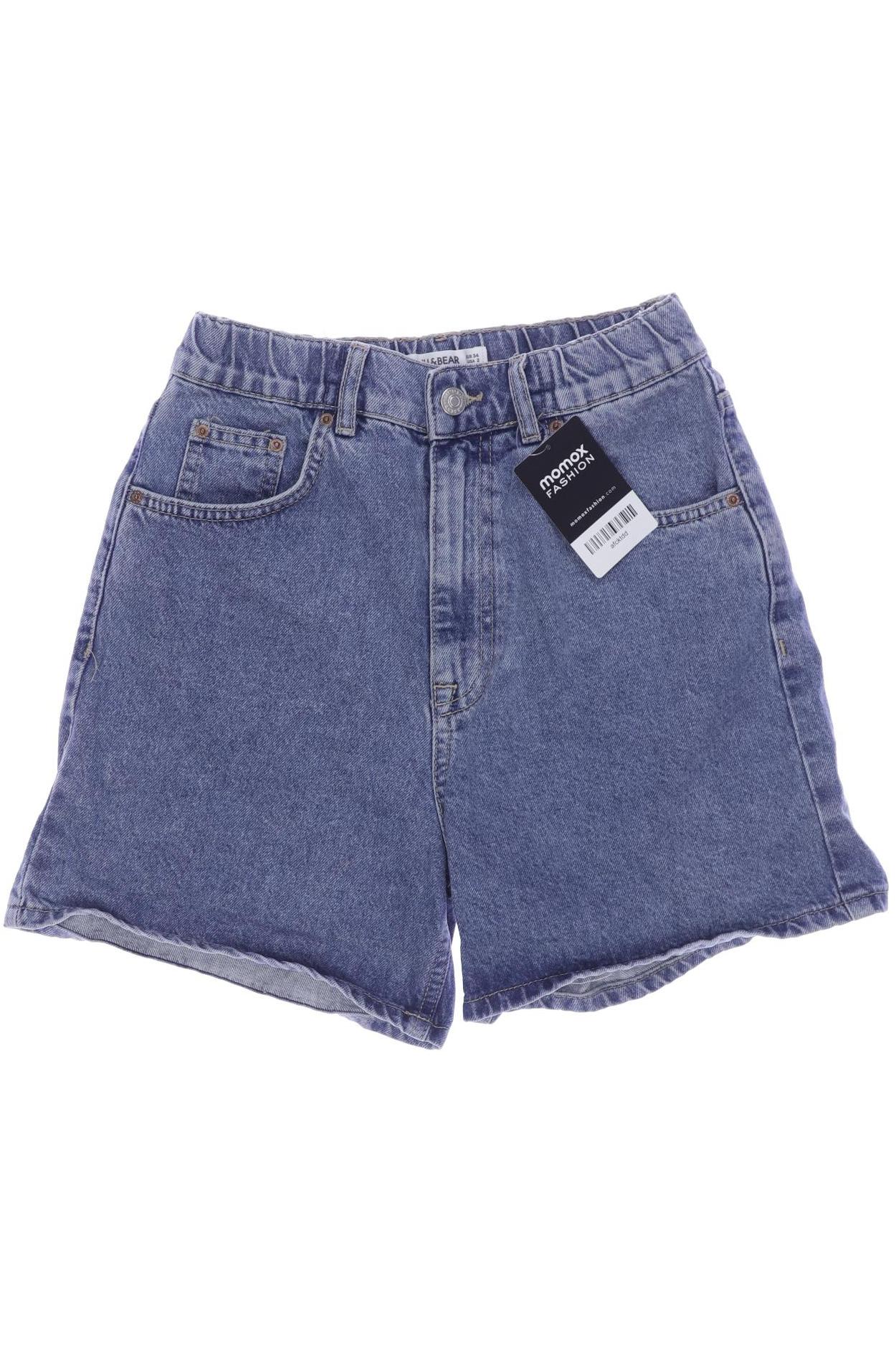 

Pull & Bear Damen Shorts, blau, Gr. 34