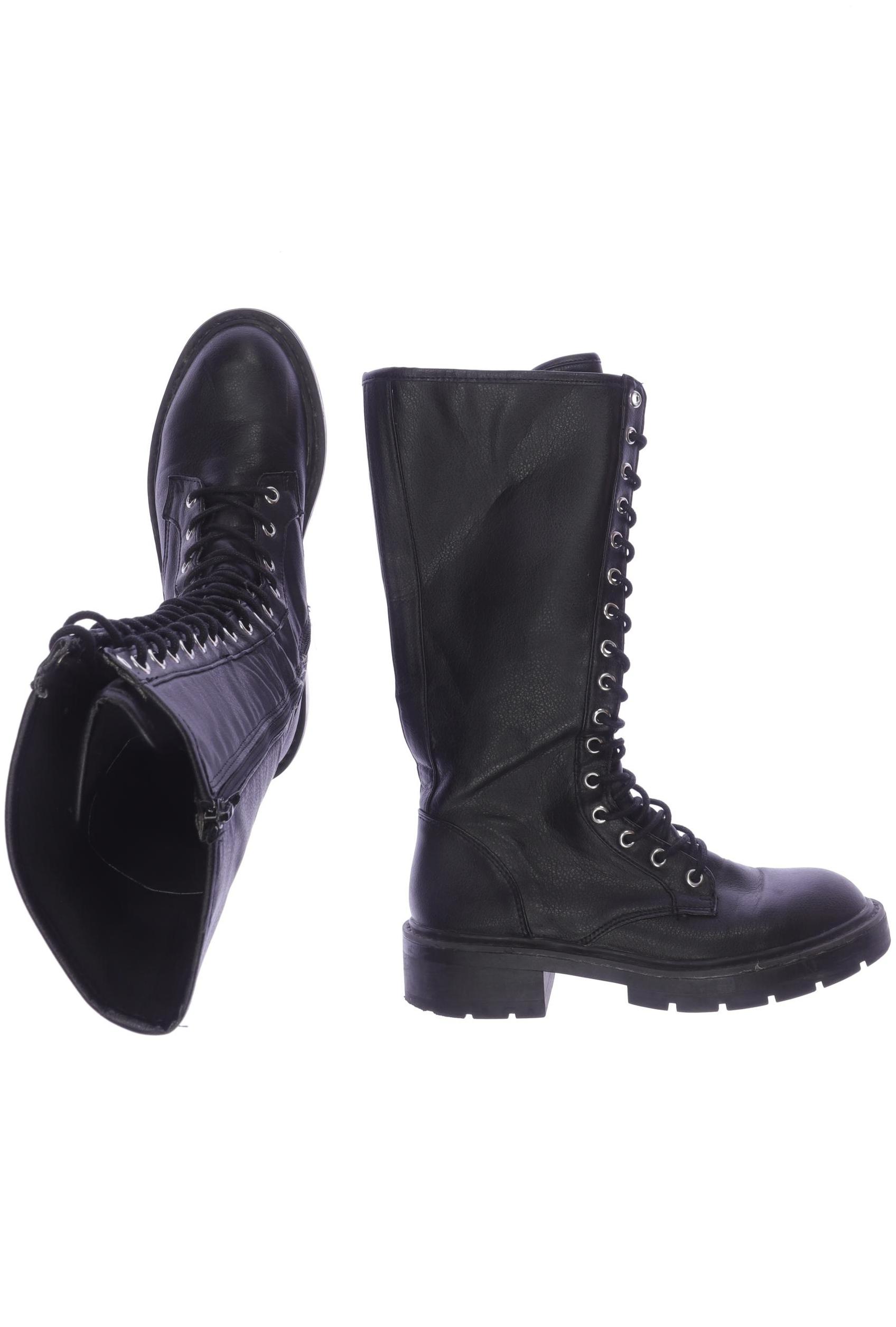 

Pull & Bear Damen Stiefel, schwarz, Gr. 37