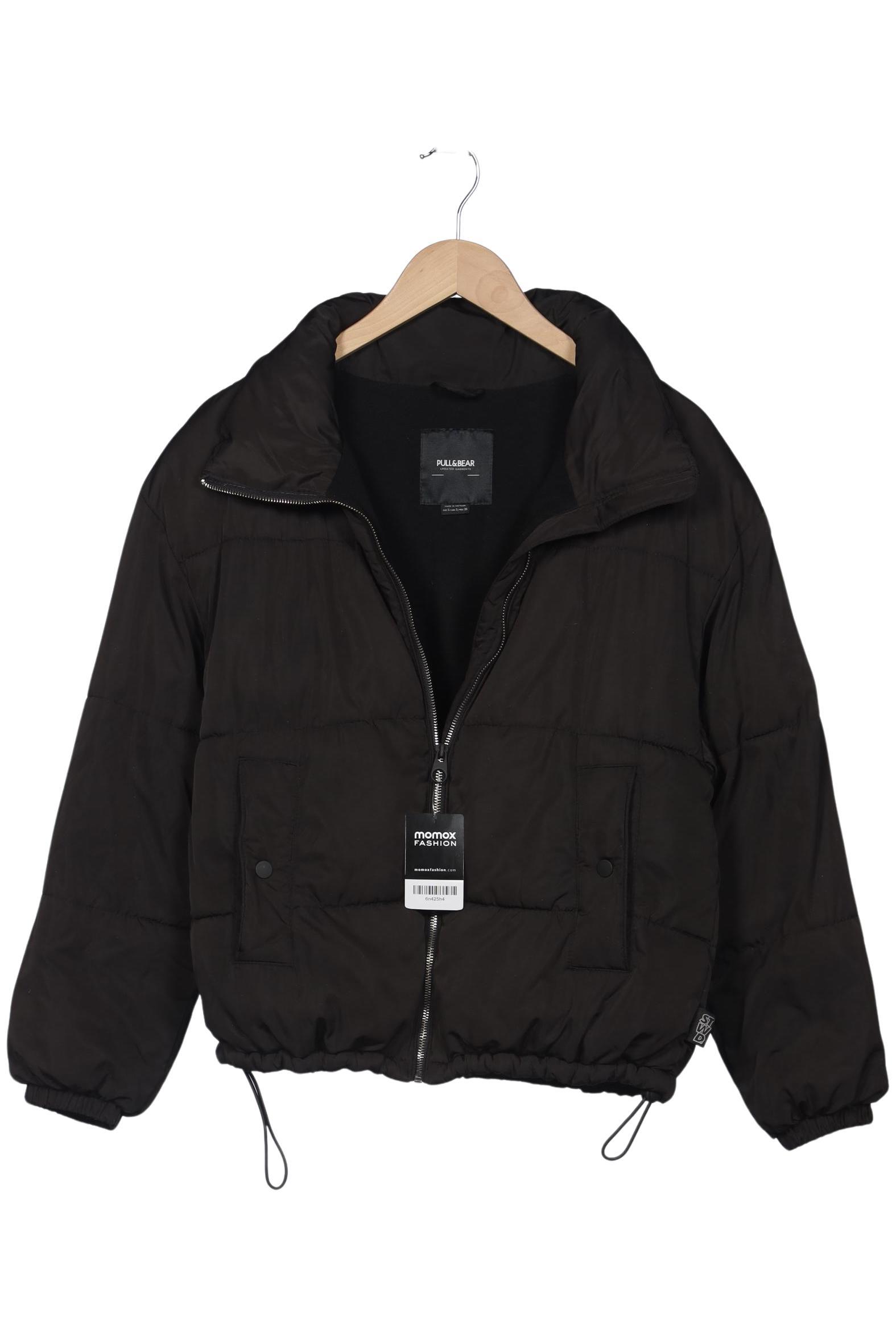 

Pull & Bear Damen Jacke, schwarz, Gr. 36